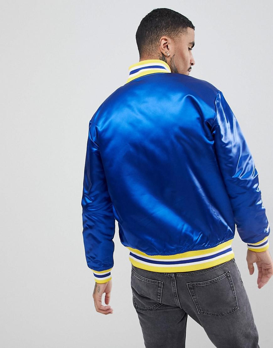 warriors denim jacket