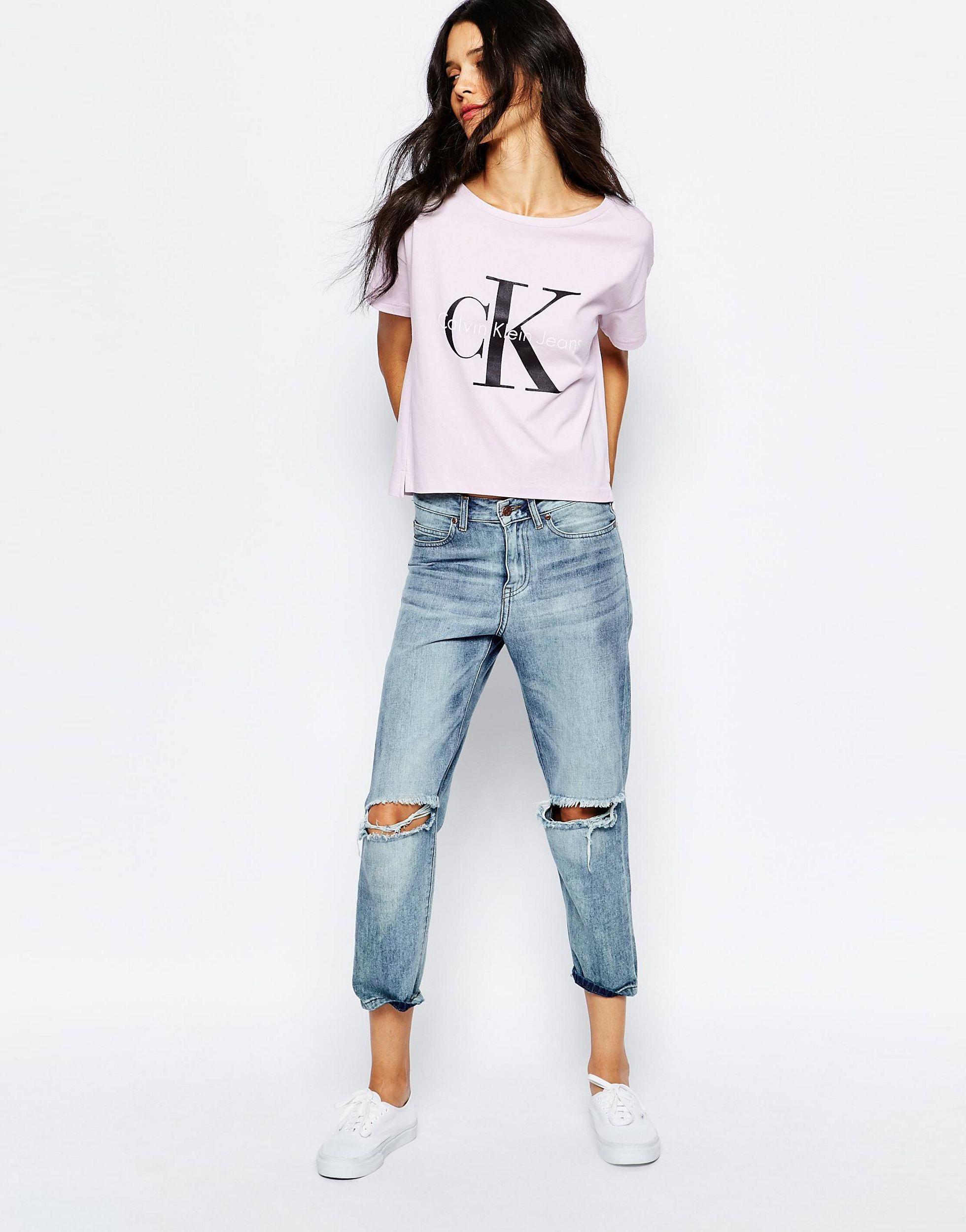 Calvin Klein logo-underband Cropped Performance T-shirt - Farfetch