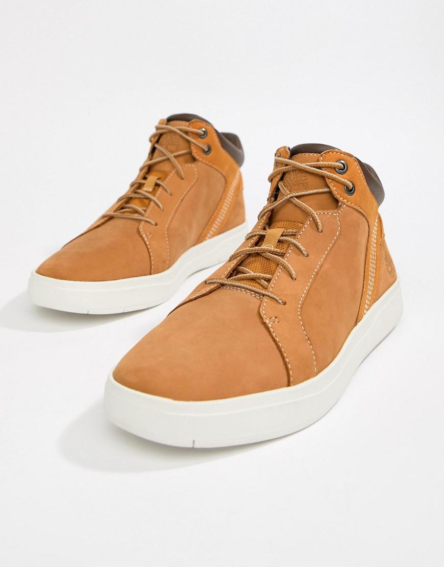 davis square mid top sneaker