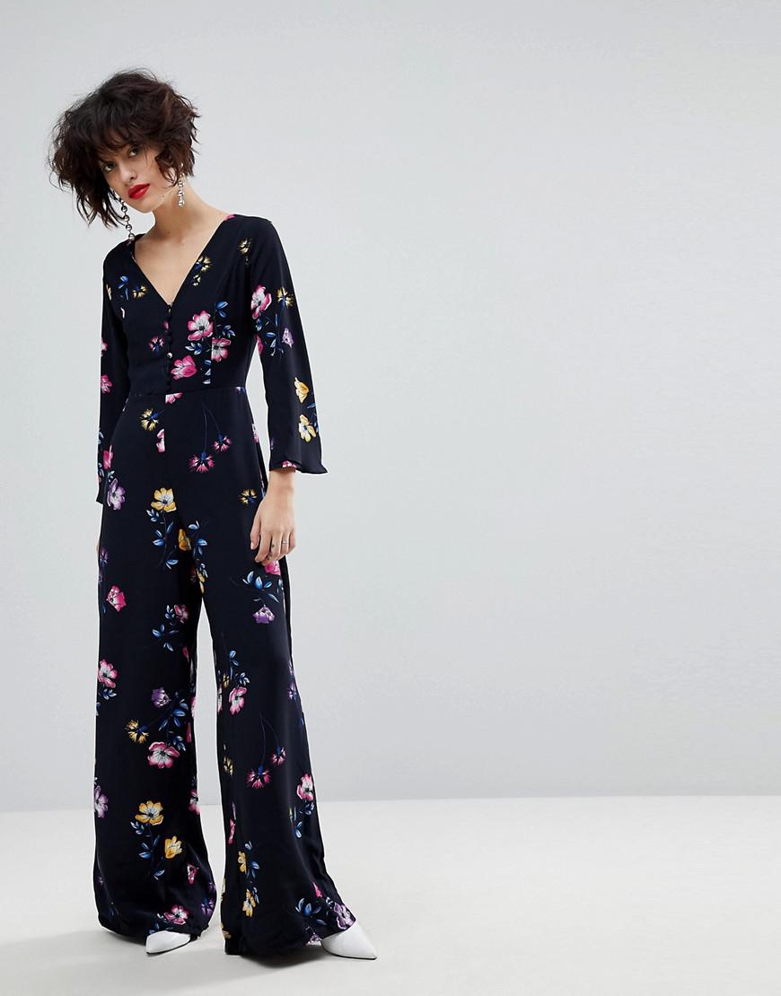 mango floral jumpsuit