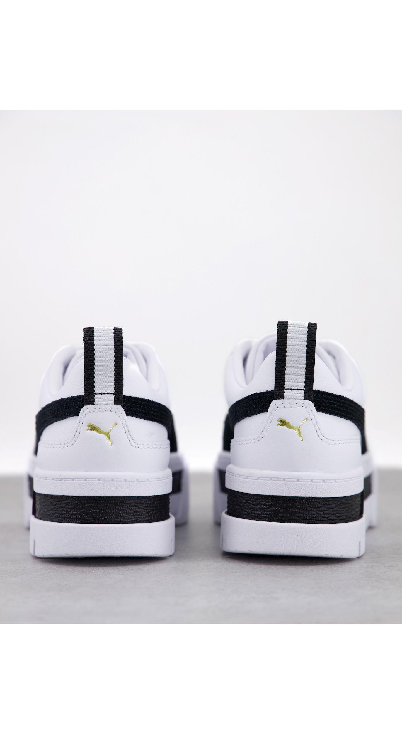 puma mayze white black