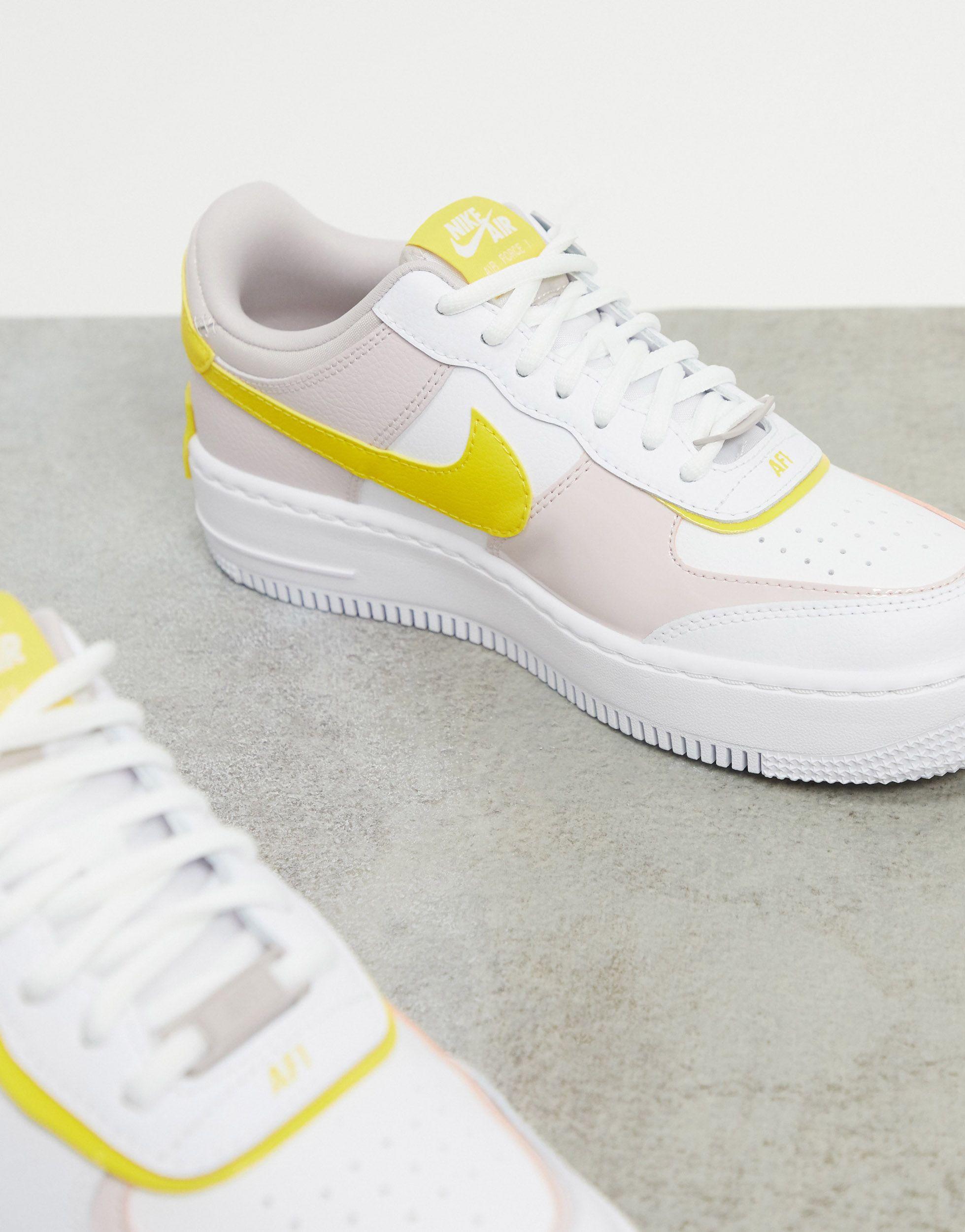 Nike Air Force 1 Shadow - Sneakers in het Geel | Lyst NL