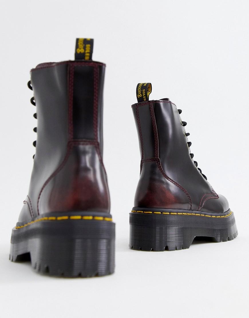 Dr. Martens Exclusive Cherry Jadon Boots in Red Lyst UK