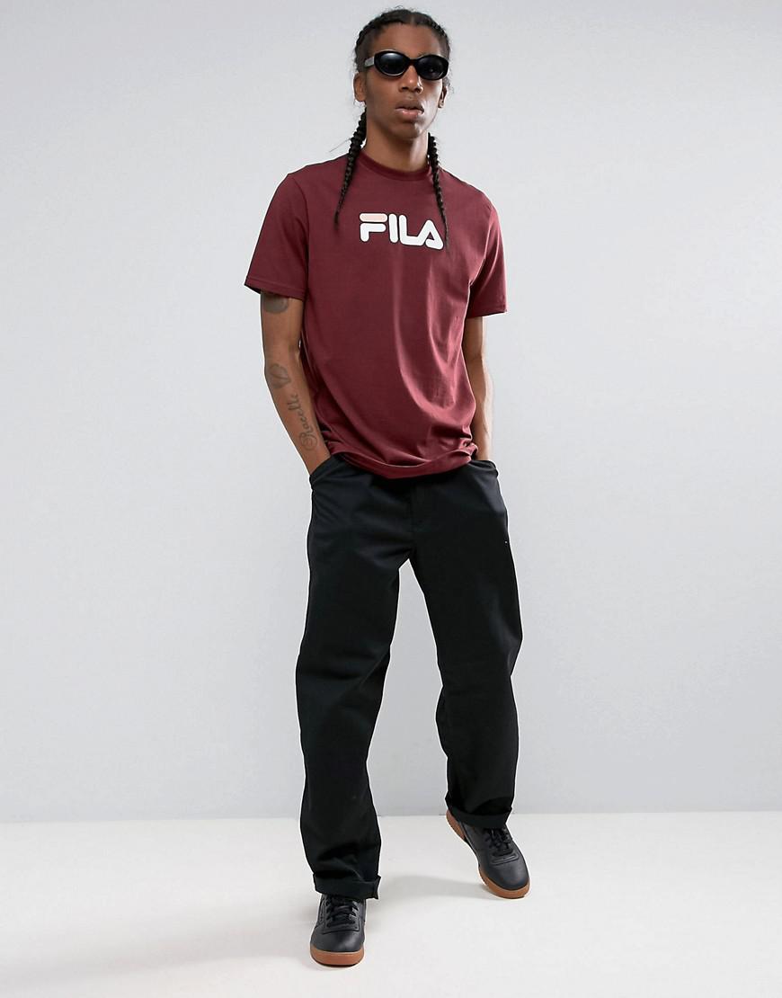 maroon fila shirt