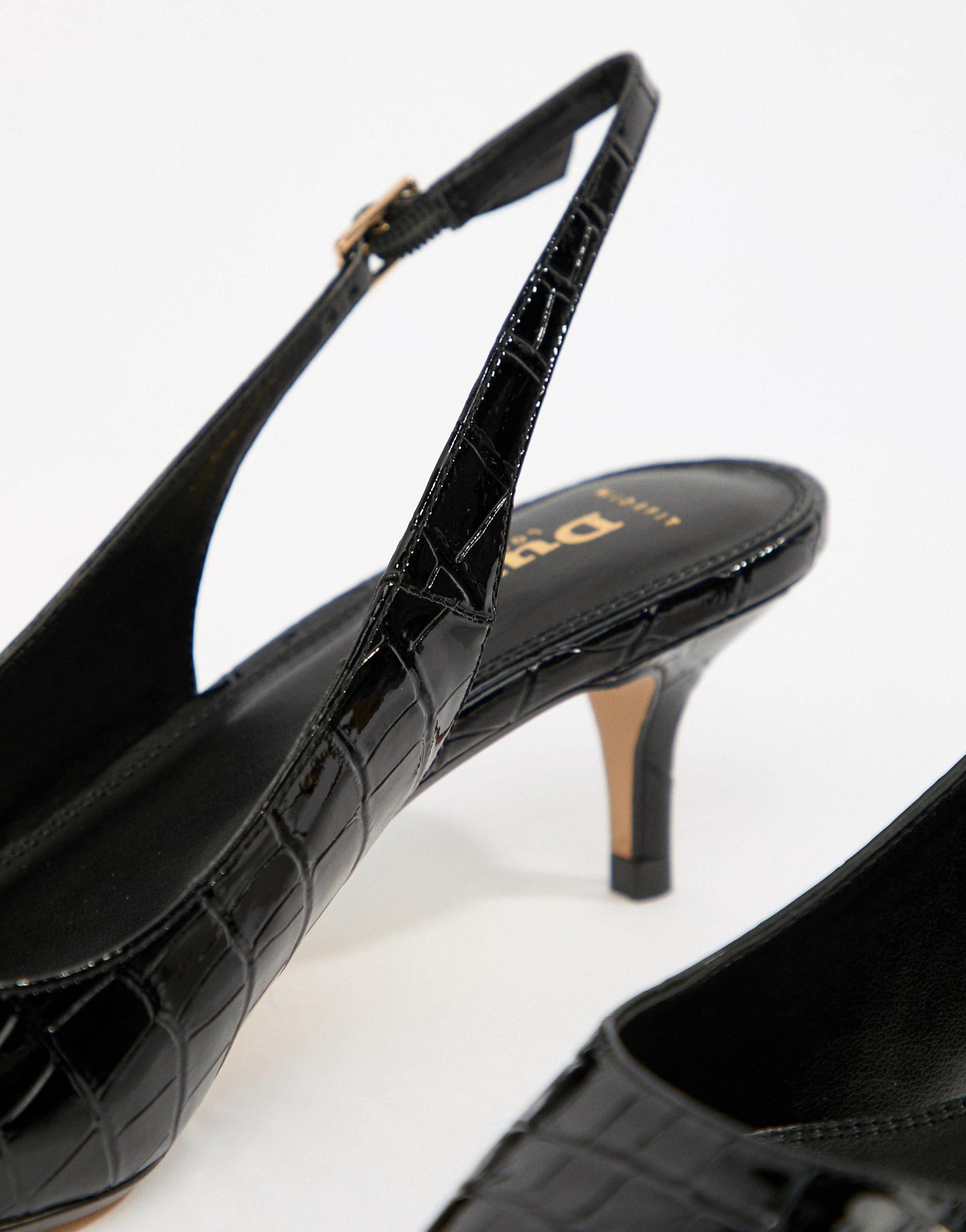 Dune casanna kitten slingback heels outlet