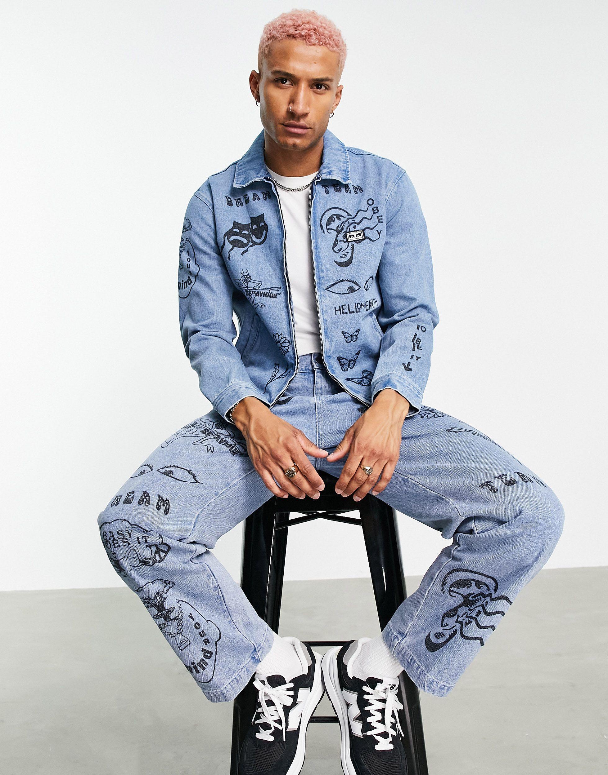 obey trucker jacket