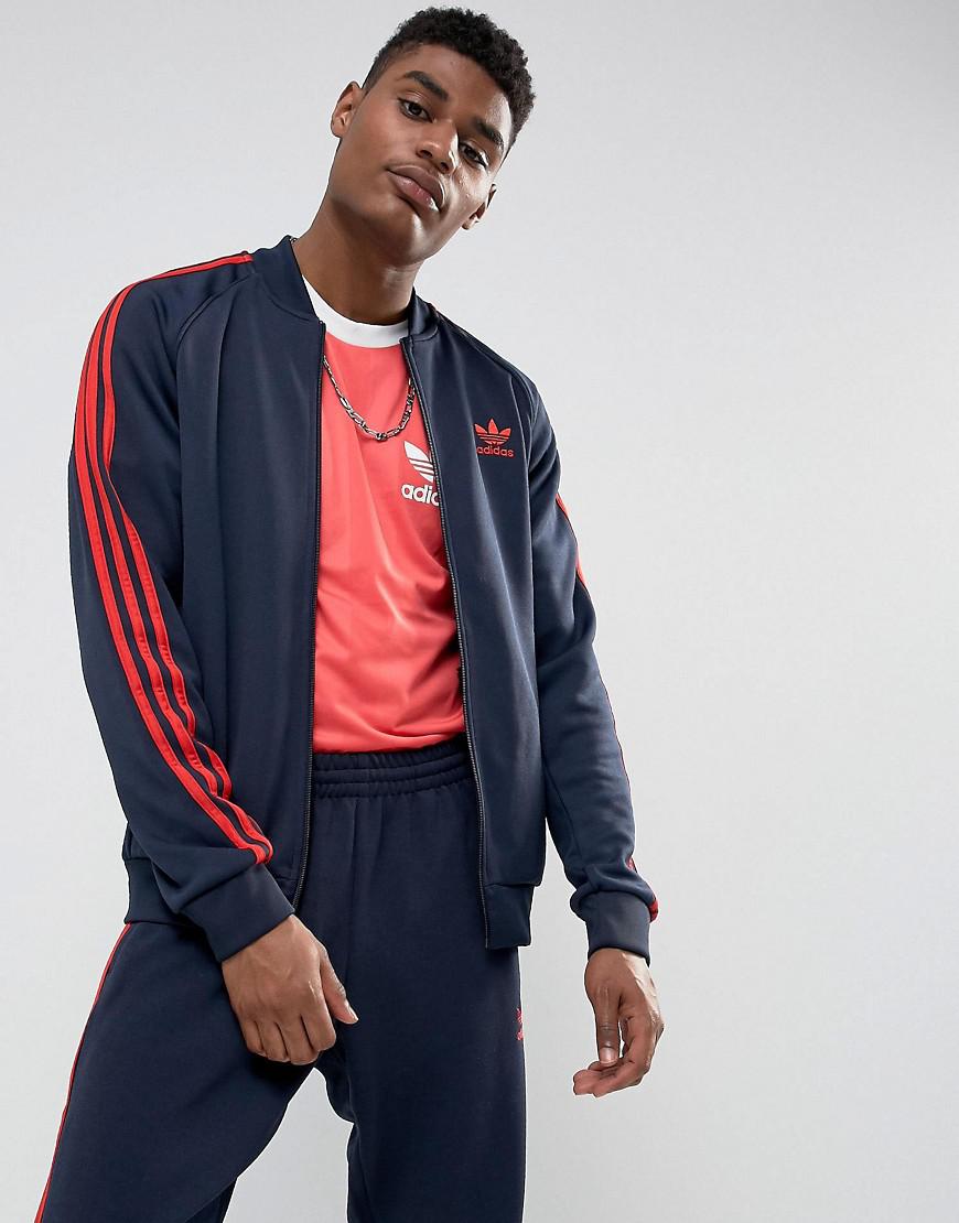 adidas Originals Superstar Track Jacket Navy Bs2659 in for Men Lyst UK