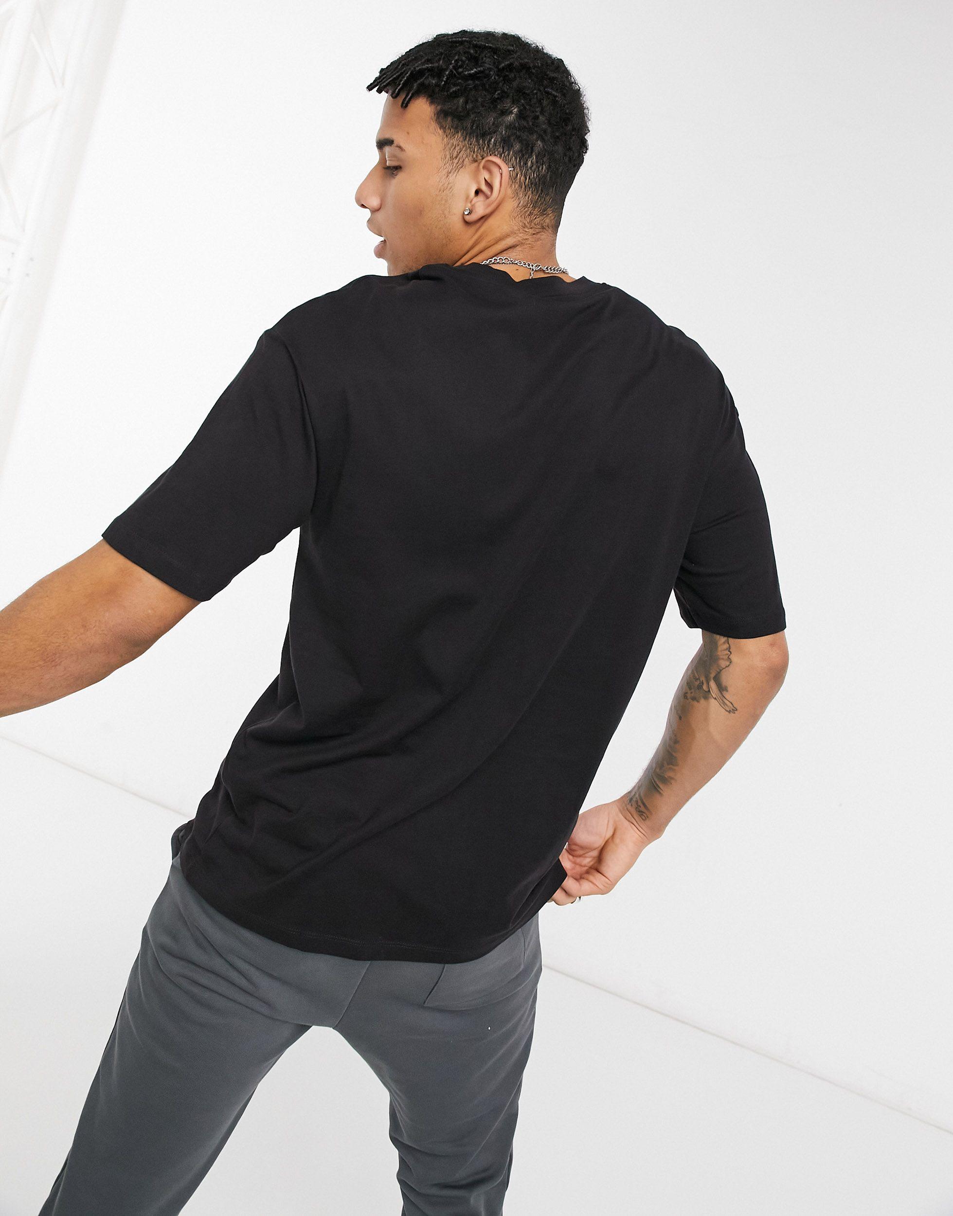 Jack & Jones Cotton Core Boxy T-shirt in Black for Men | Lyst