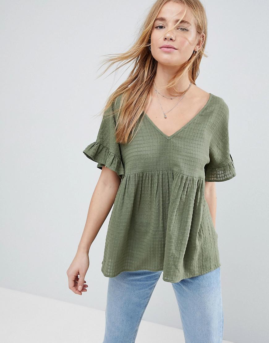 cotton smock top