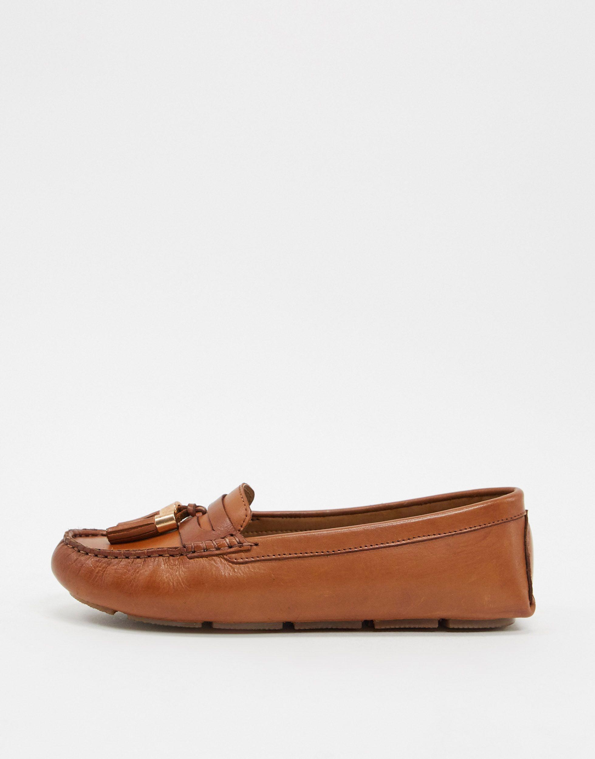Dune gaze leather tassel loafer Clearance