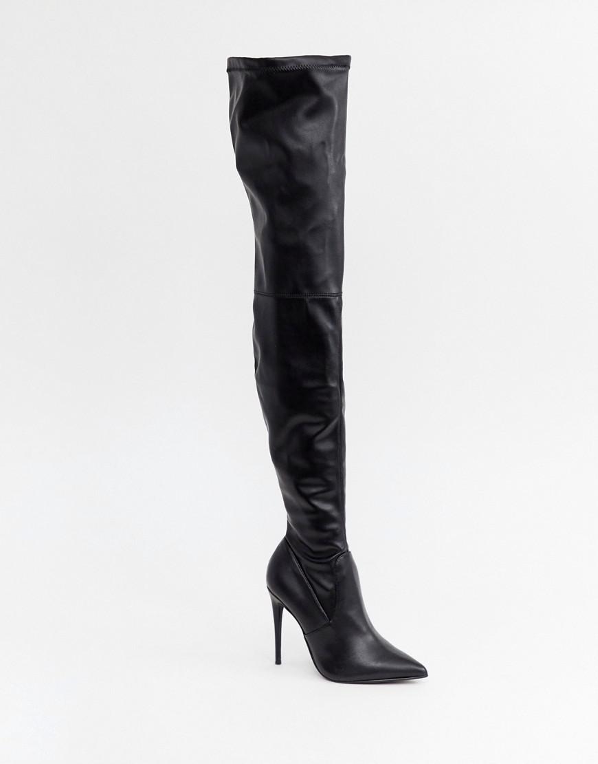 steve madden over the knee high heel boots