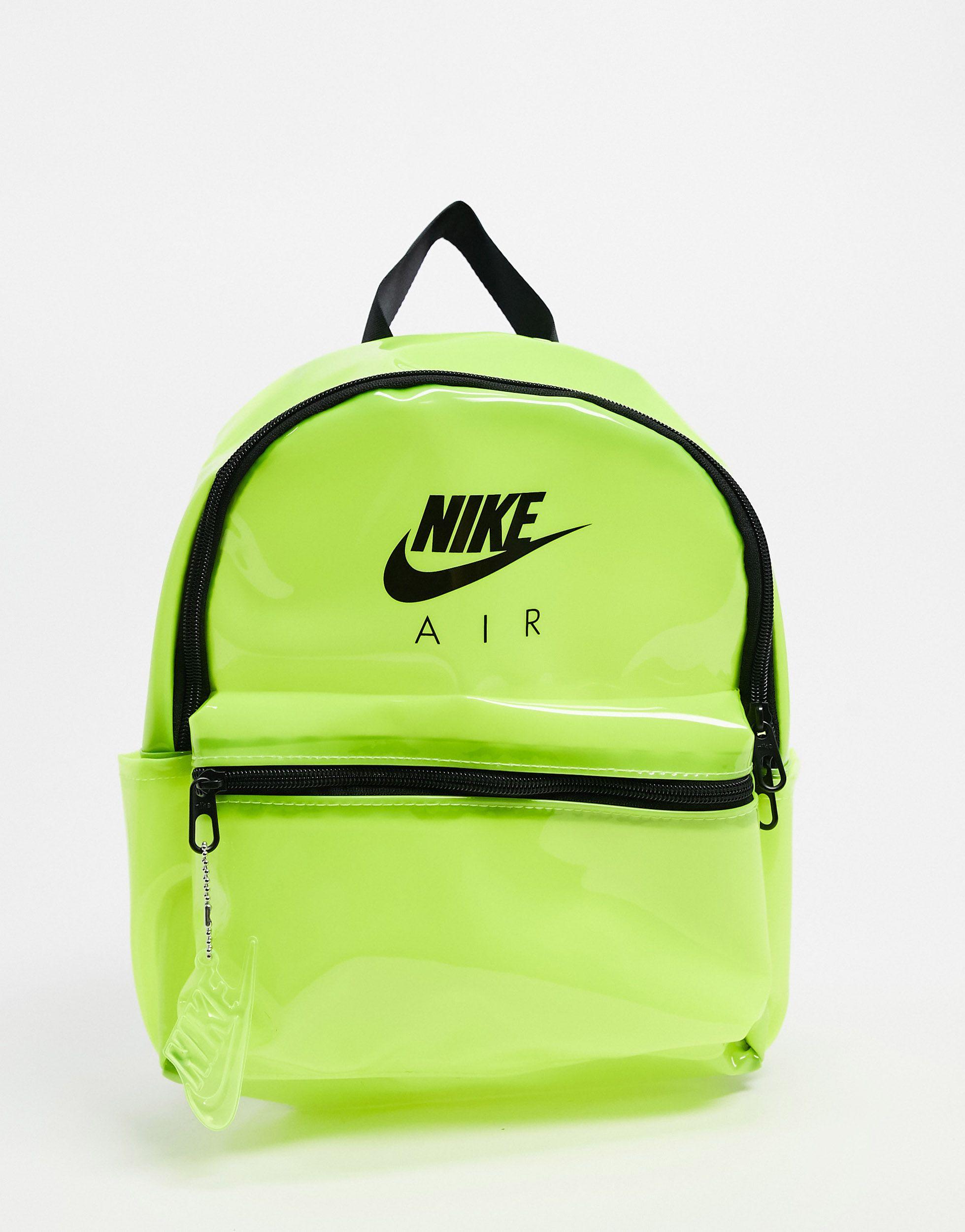 Air - Mini sac à dos translucide Nike en coloris Jaune | Lyst