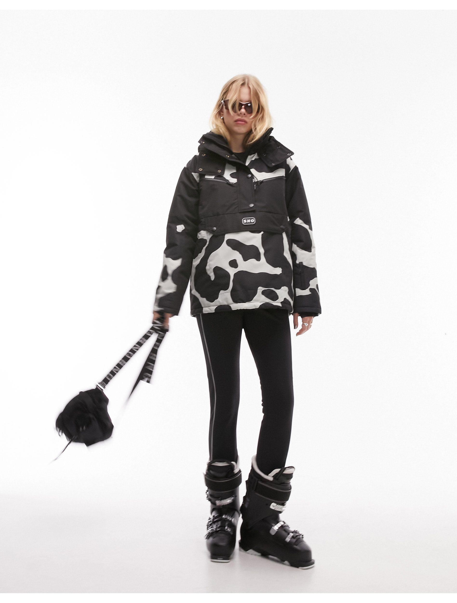 Topshop white outlet ski jacket