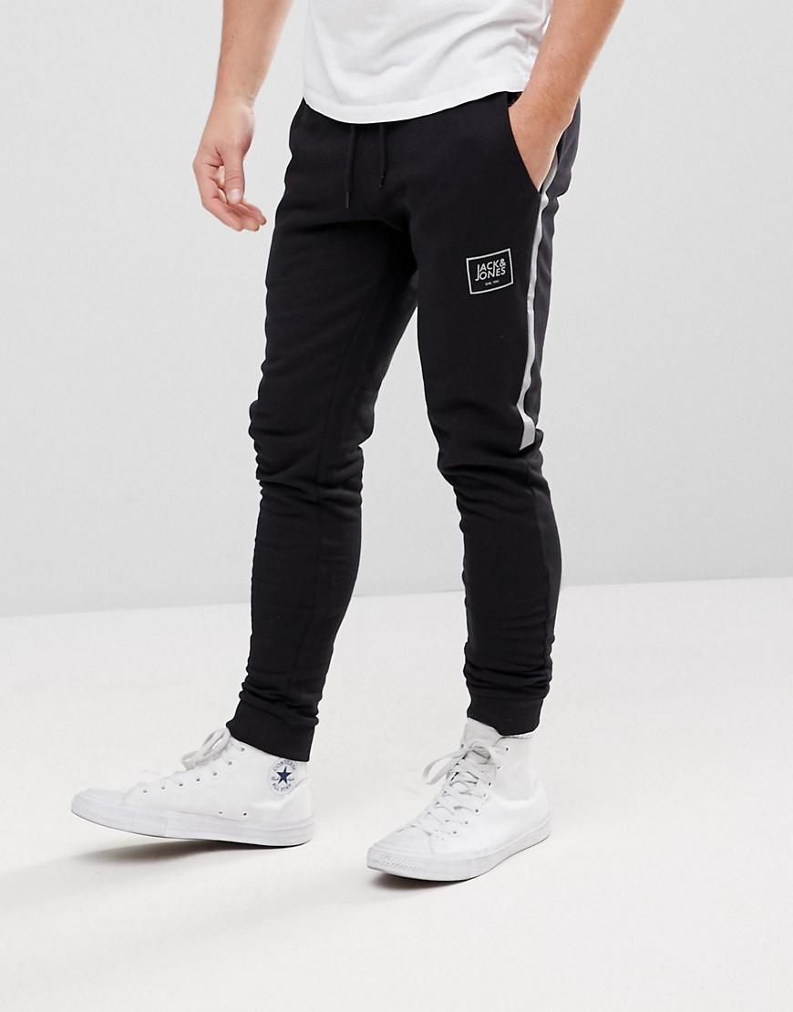 jack and jones black joggers