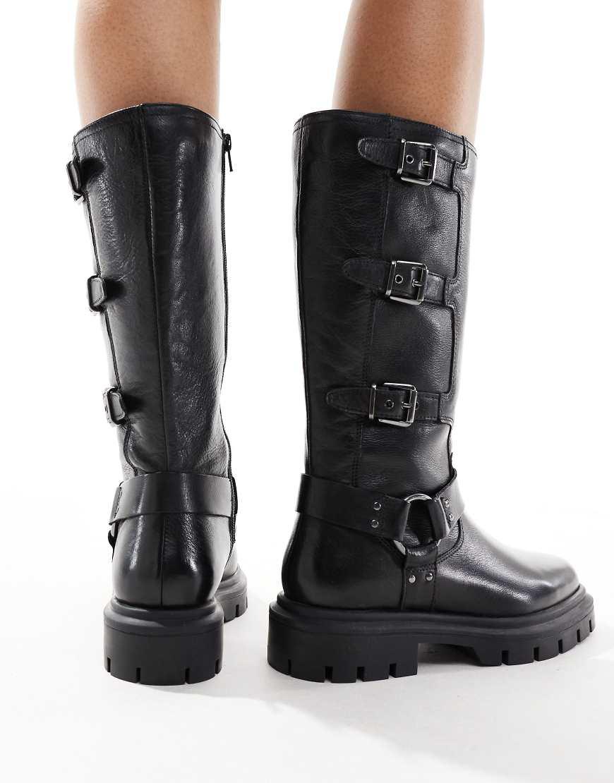 OFF THE HOOK 'Mauley' Lotus High-Ankle Anti Slip Heel Leather Mid