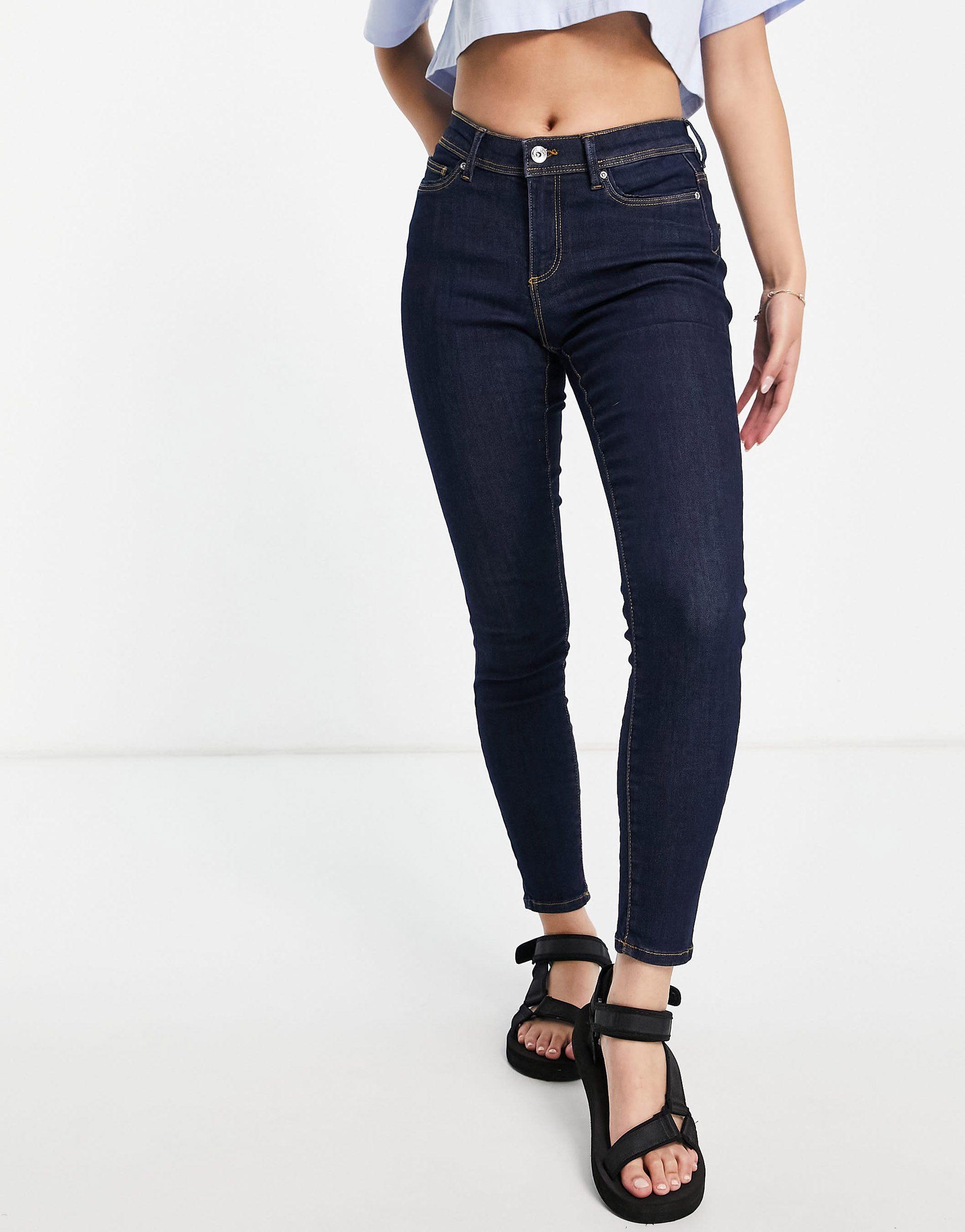 Buy Only blue Embroidered Denim Jeans for Women in MENA, Worldwide
