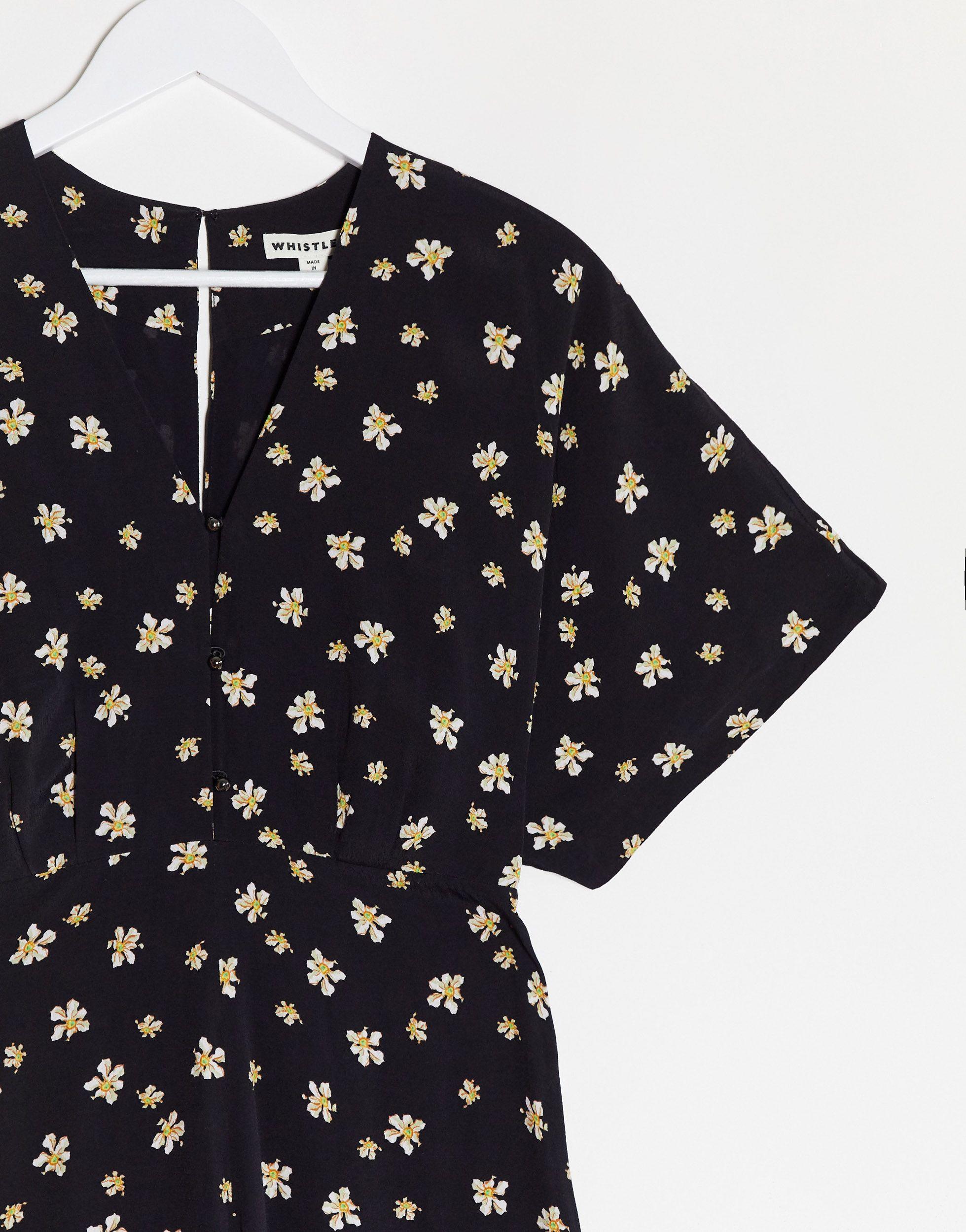 whistles edelweiss button jumpsuit