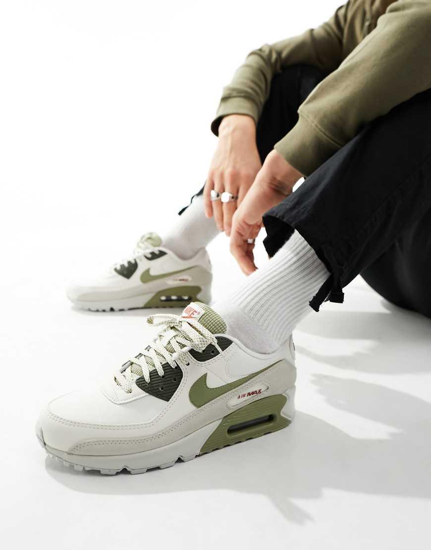 Zapatillas De Deporte Caquis Y Color Piedra Air Max 90 De -Verde