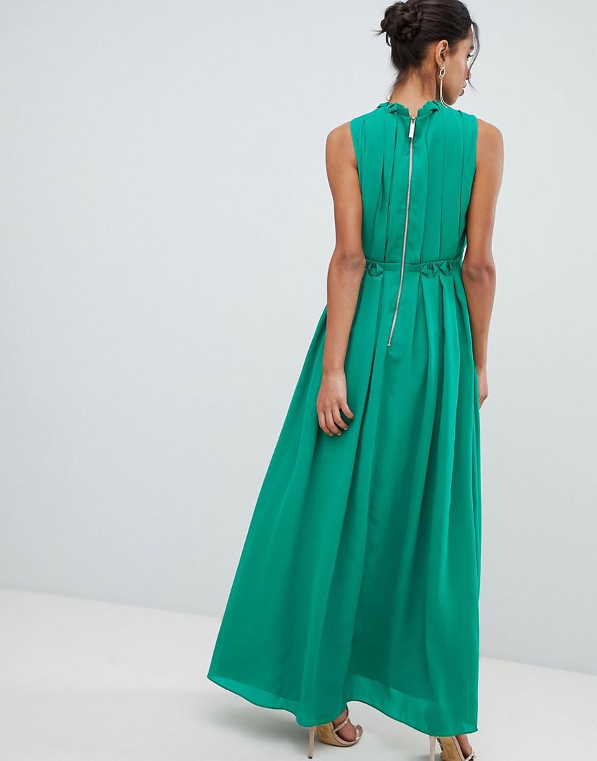 ted baker green maxi dress