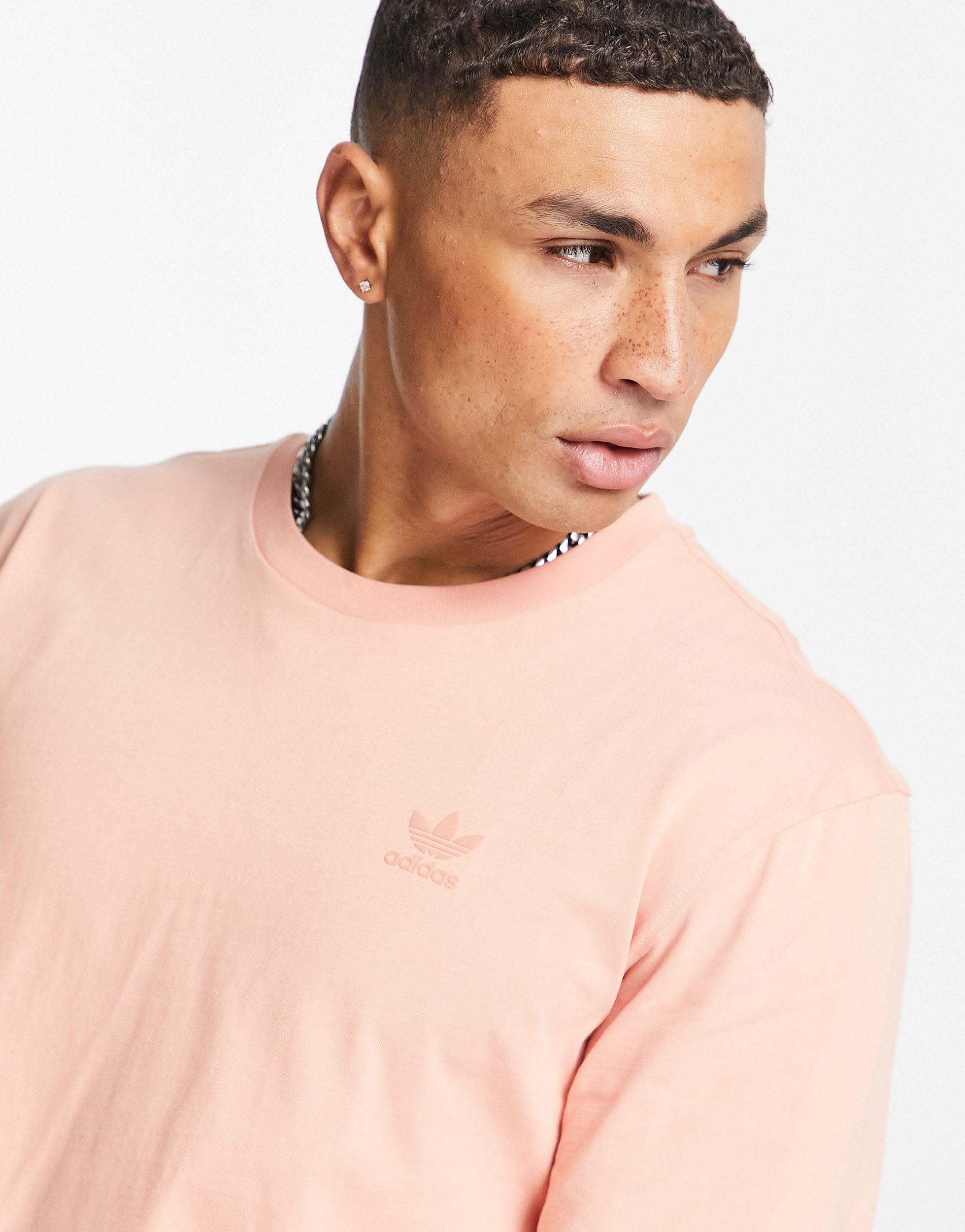 adidas Originals Adicolor Marshmallow T-shirt in Pink for Men | Lyst  Australia