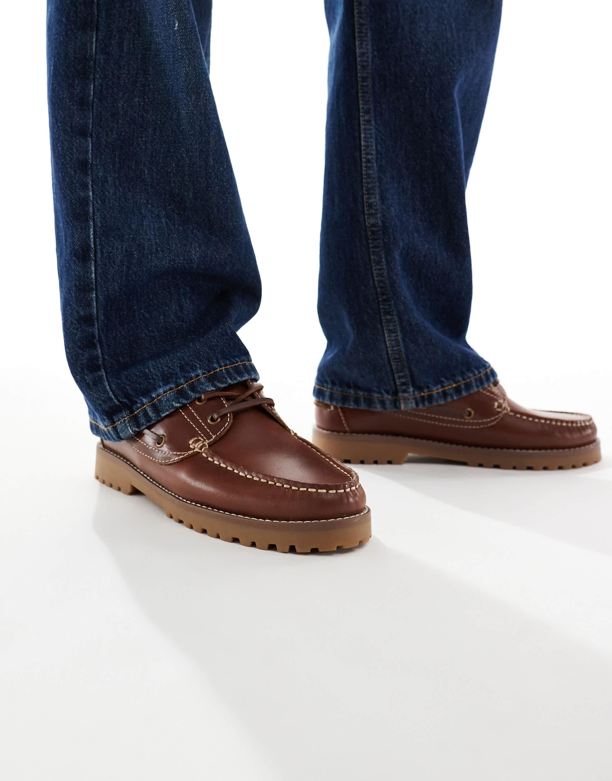 JACK AND JONES Heren Sneakers Bruin