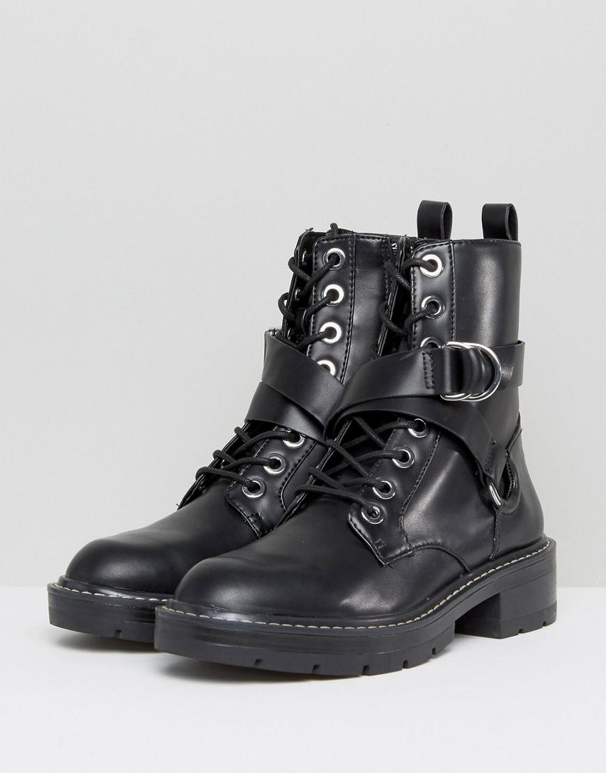 pull and bear biker boots