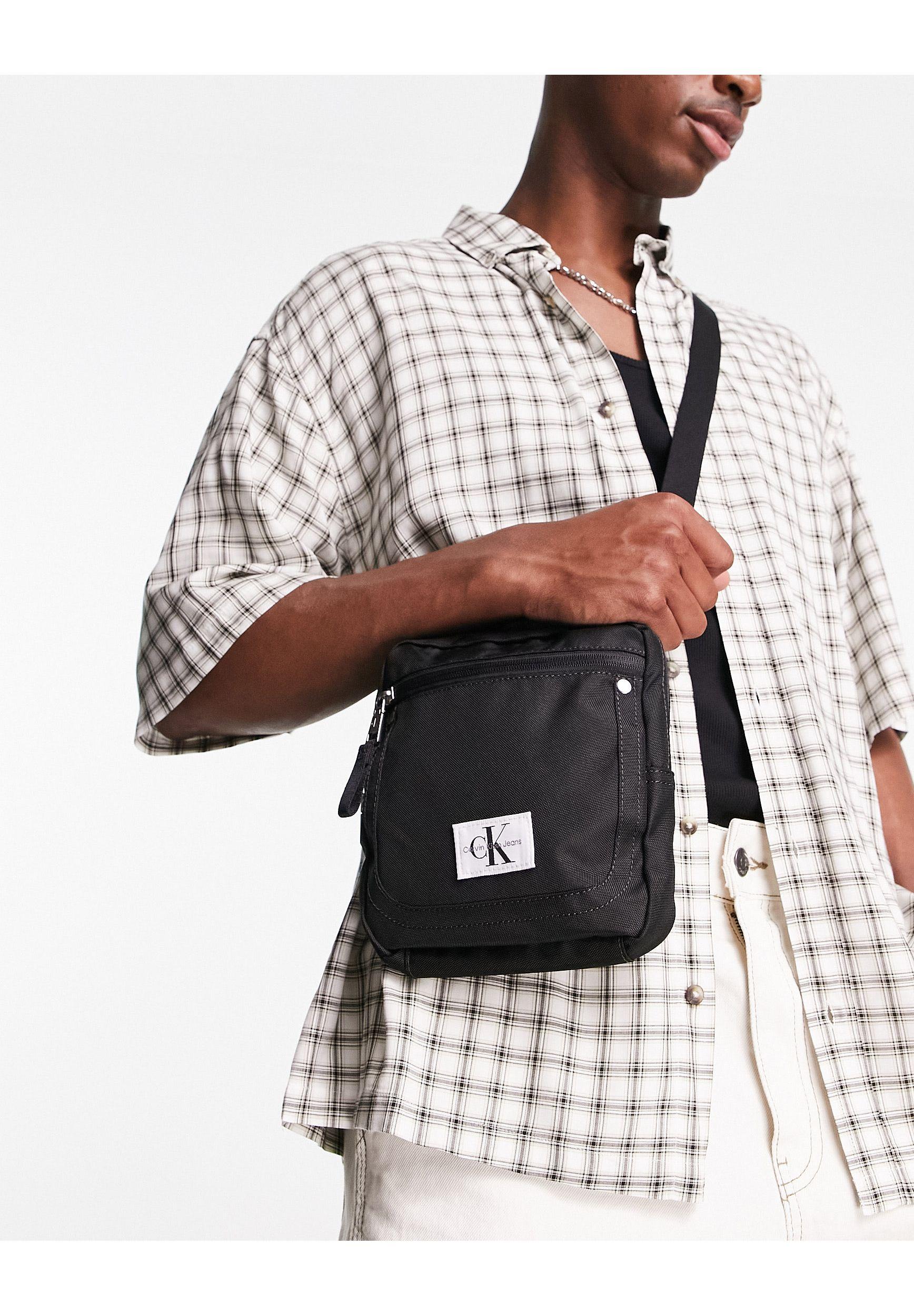 Calvin Klein Sport Essentials Reporter Bag in White for Men | Lyst
