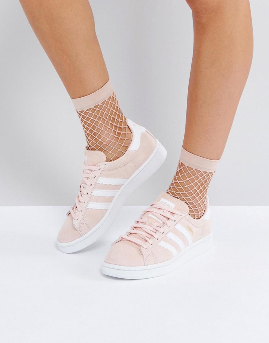 adidas Originals Originals Campus Sneaker In Pale Pink - Lyst