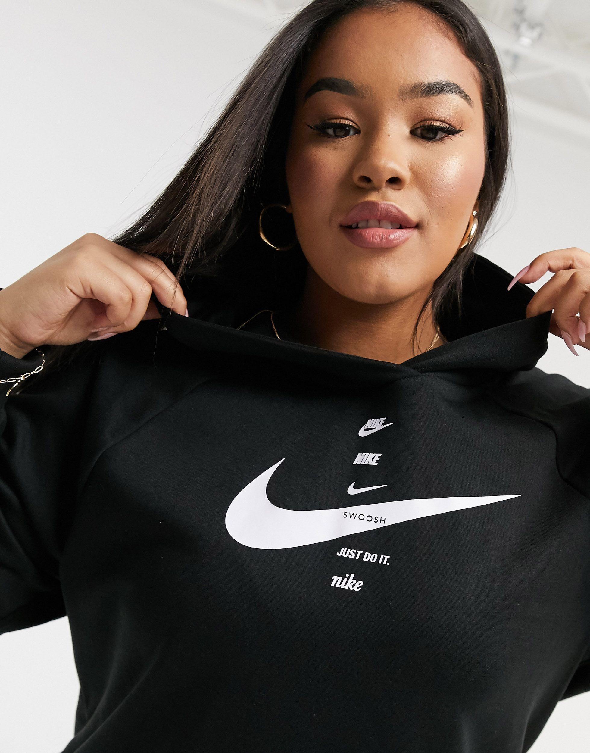 nike crop sweater