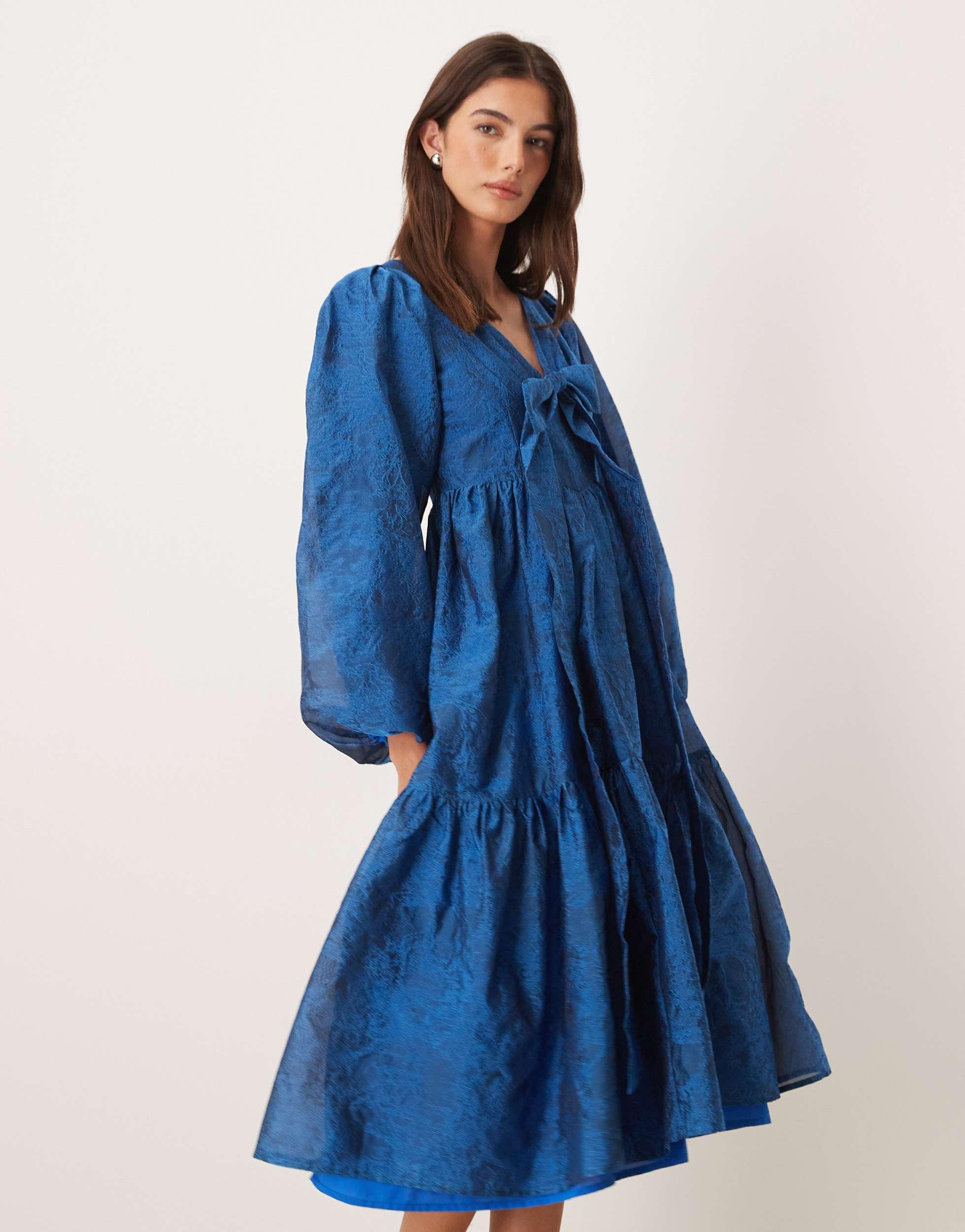knee length dresses for ladies Sister Jane Soft Focus Textured Dress