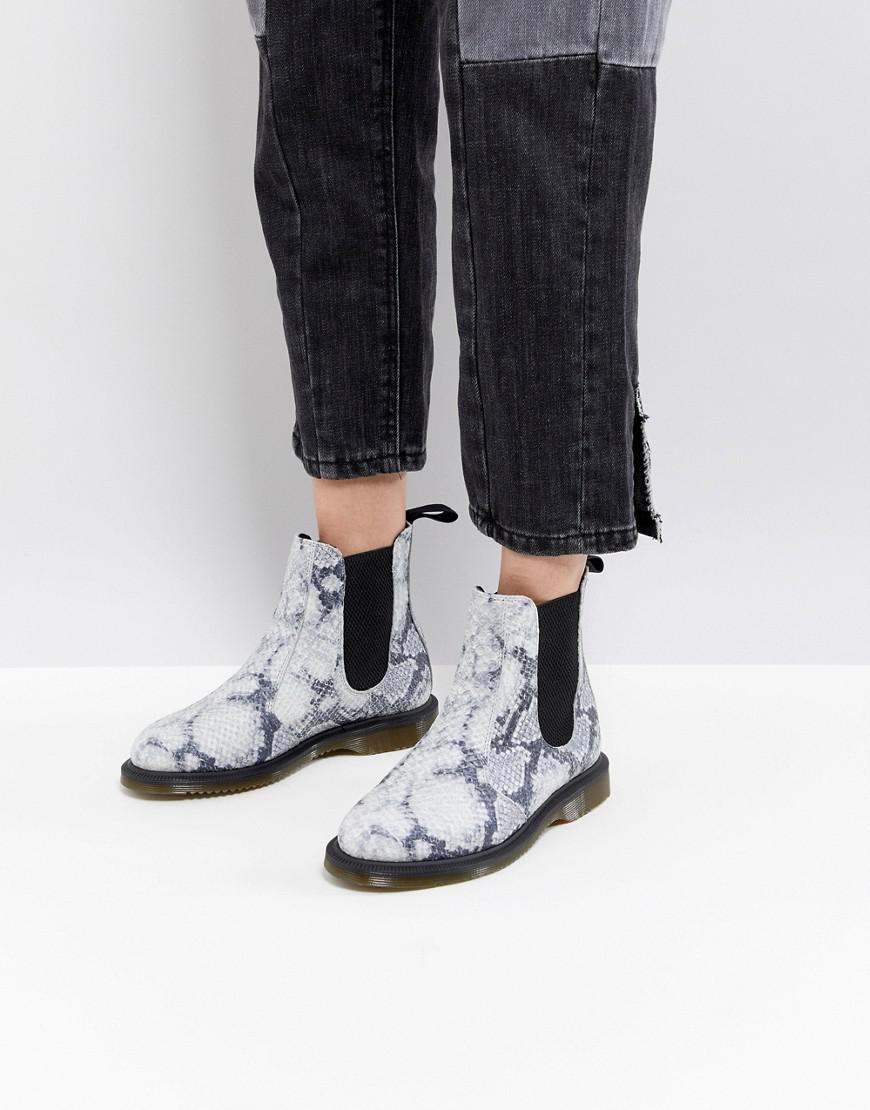 dr martens kensington flora snakeskin