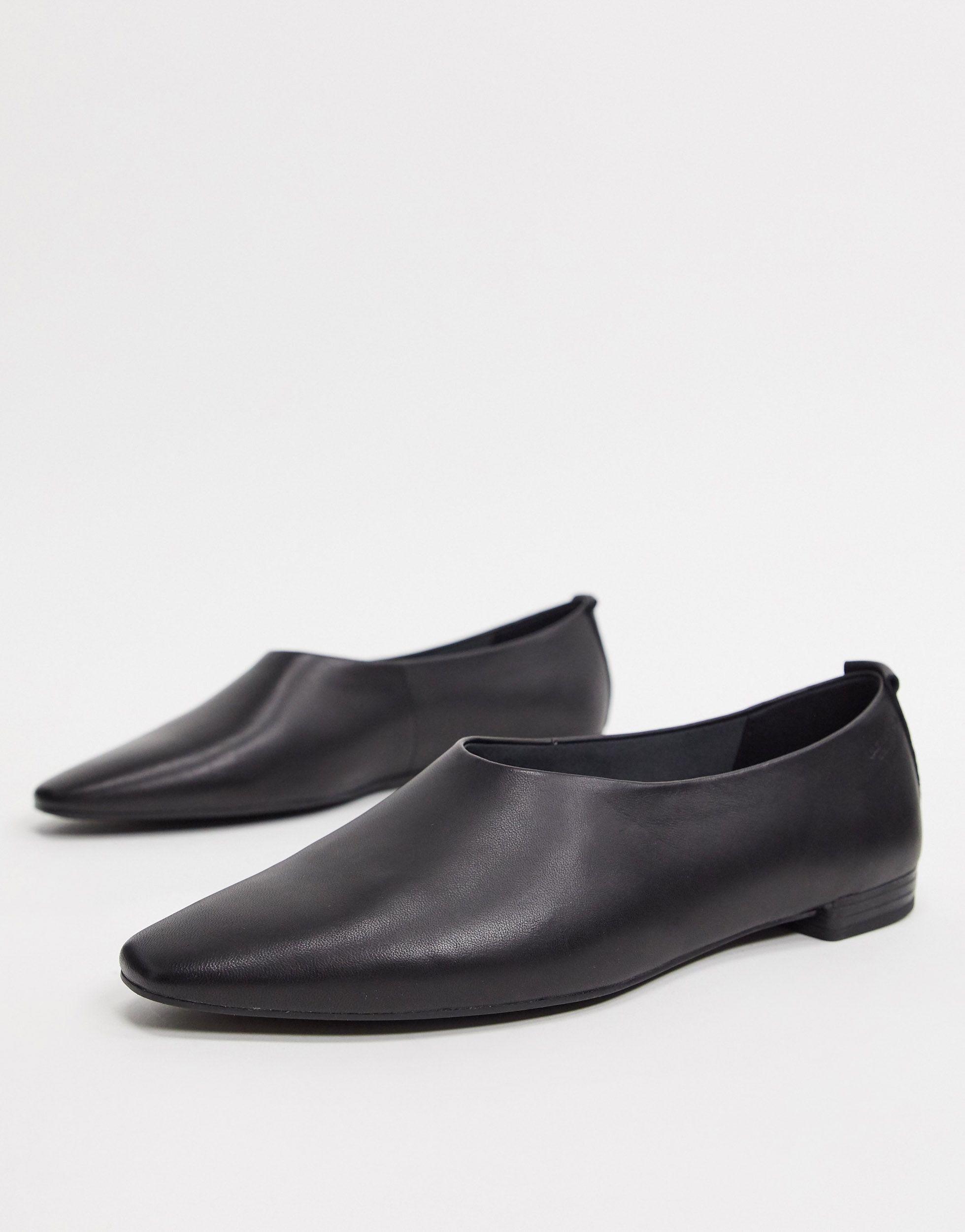 Gom Verwachten Vleien Vagabond Shoemakers Celia Soft Leather Ballet Flats in Black | Lyst