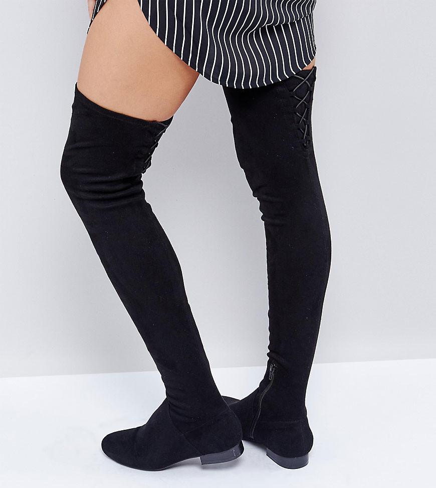 asos flat over the knee boots