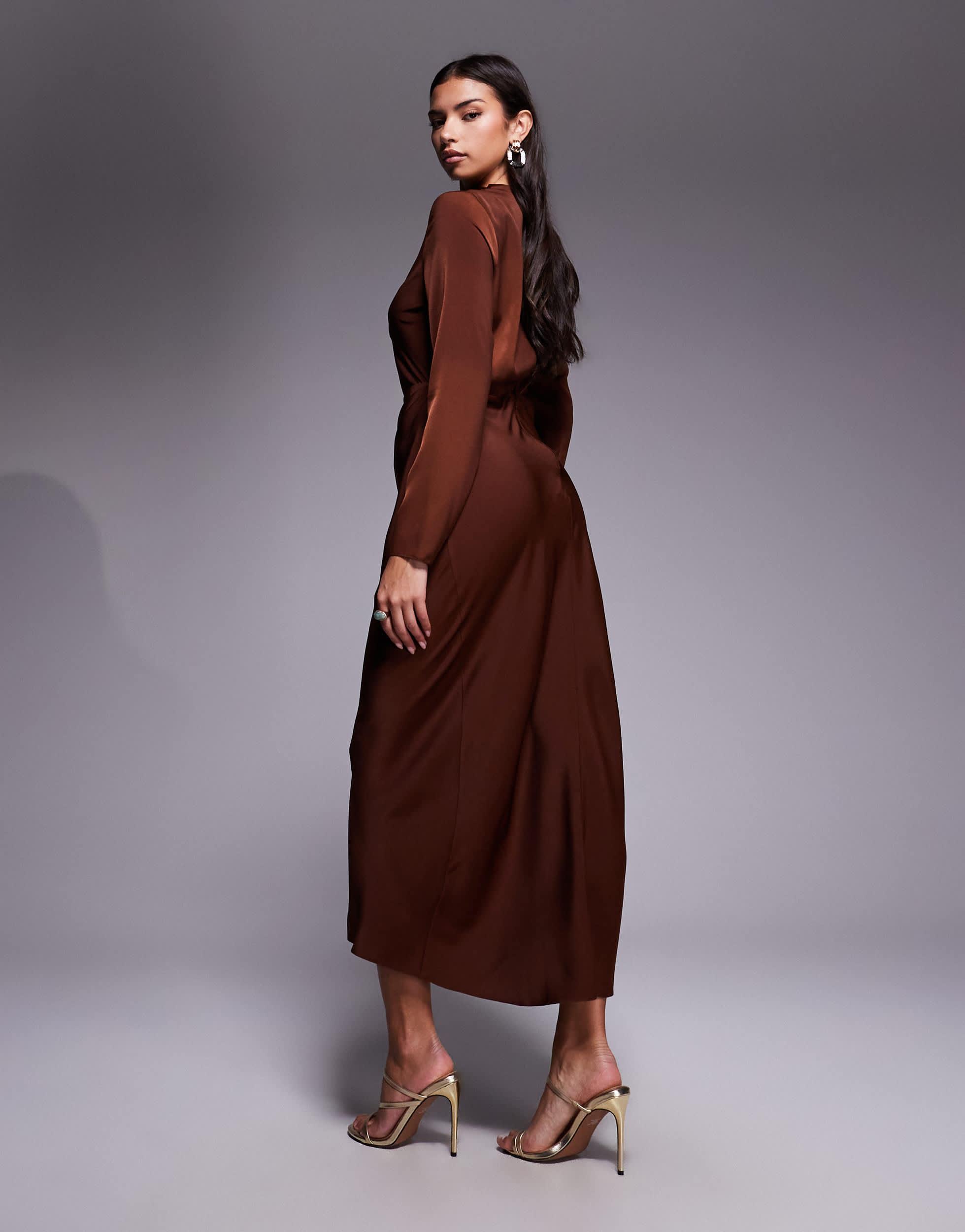 asos brown dress Brown Dresses | Tan & Chocolate Brown