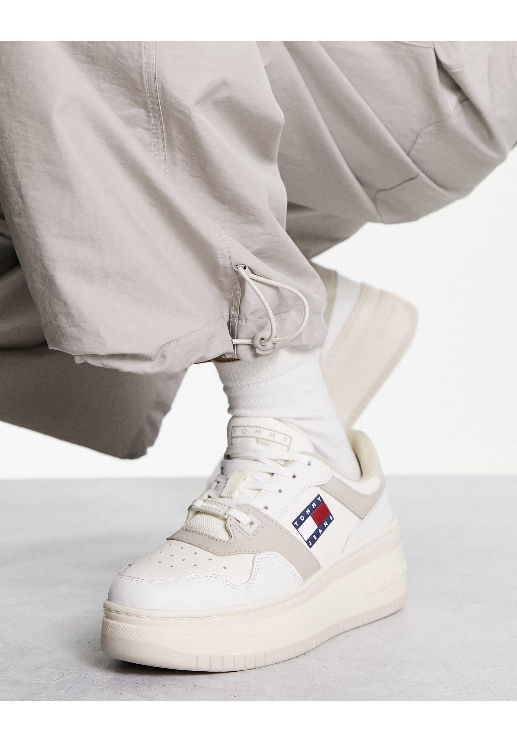 Tommy Hilfiger Retro Basket Flatform in Gray | Lyst