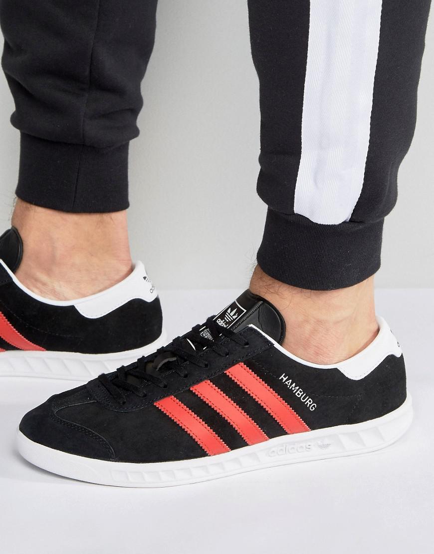 Lyst adidas originali di amburgo, scarpe da ginnastica in nero bb5300 in nero Lyst adidas originali di amburgo, scarpe da ginnastica in nero bb5300 in nero