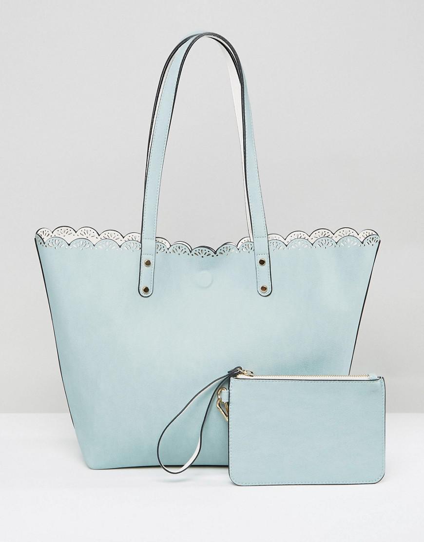 scallop tote bag