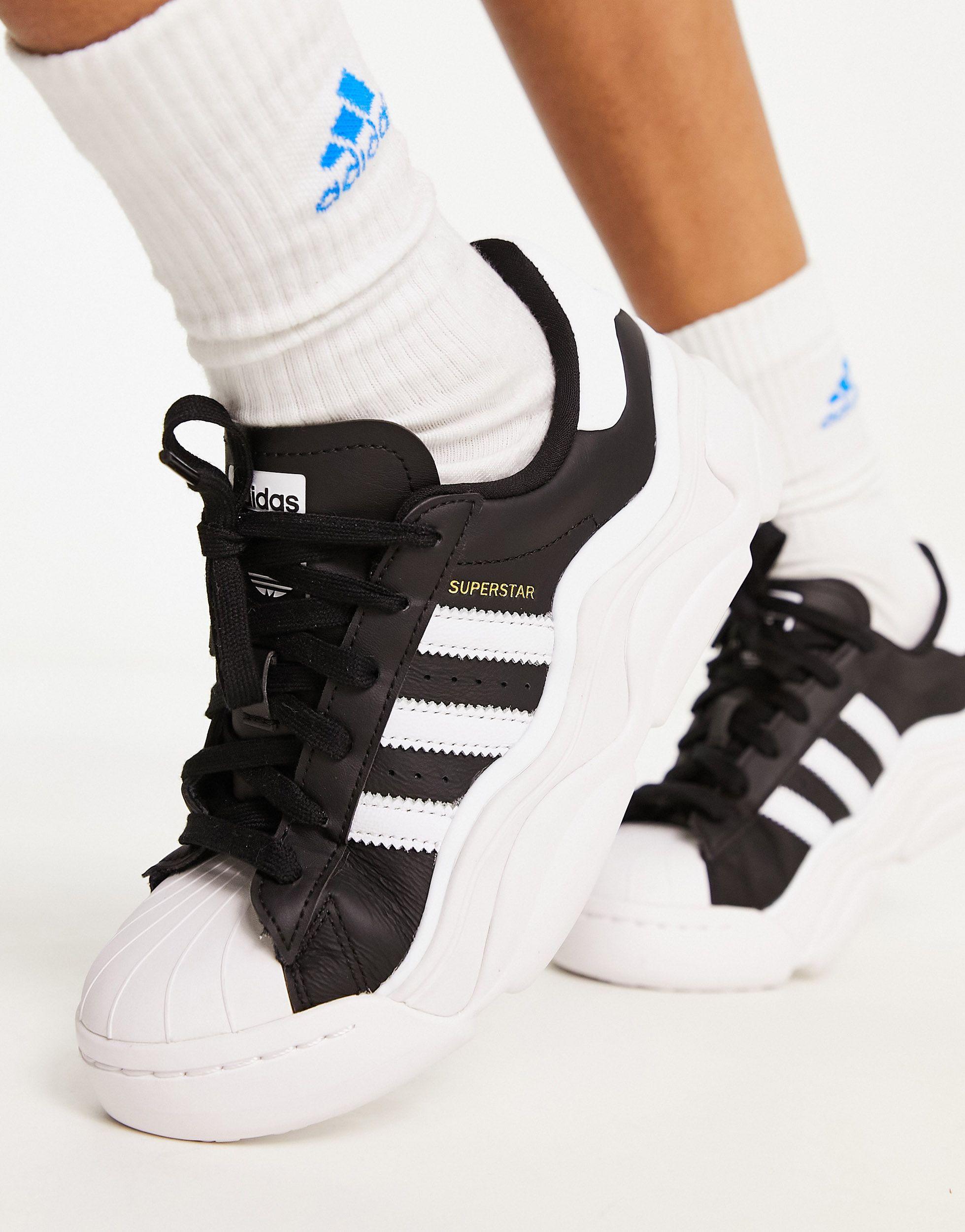 adidas gazelle silver green womens Superstar Millennium - Footwear White/Core Black-Gum