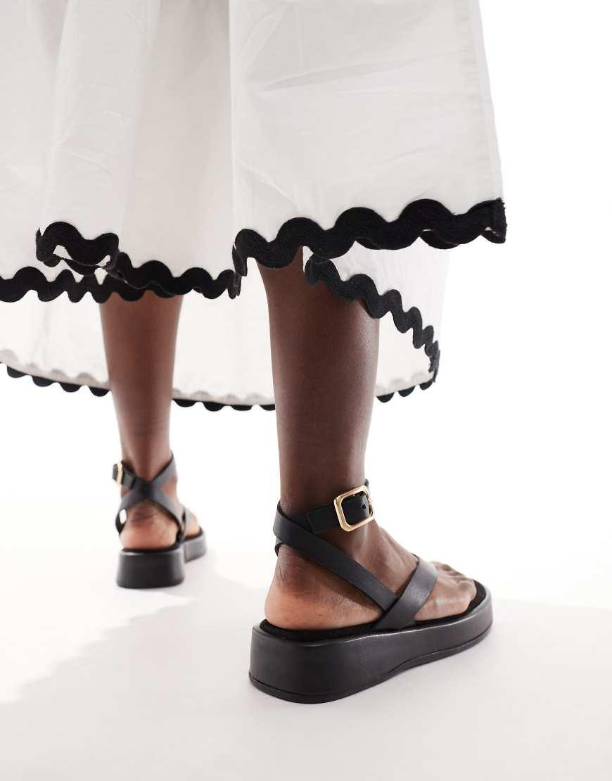 Sandalias Planas Sandalias Mango 2021 Mujer Chanclas Sandalias