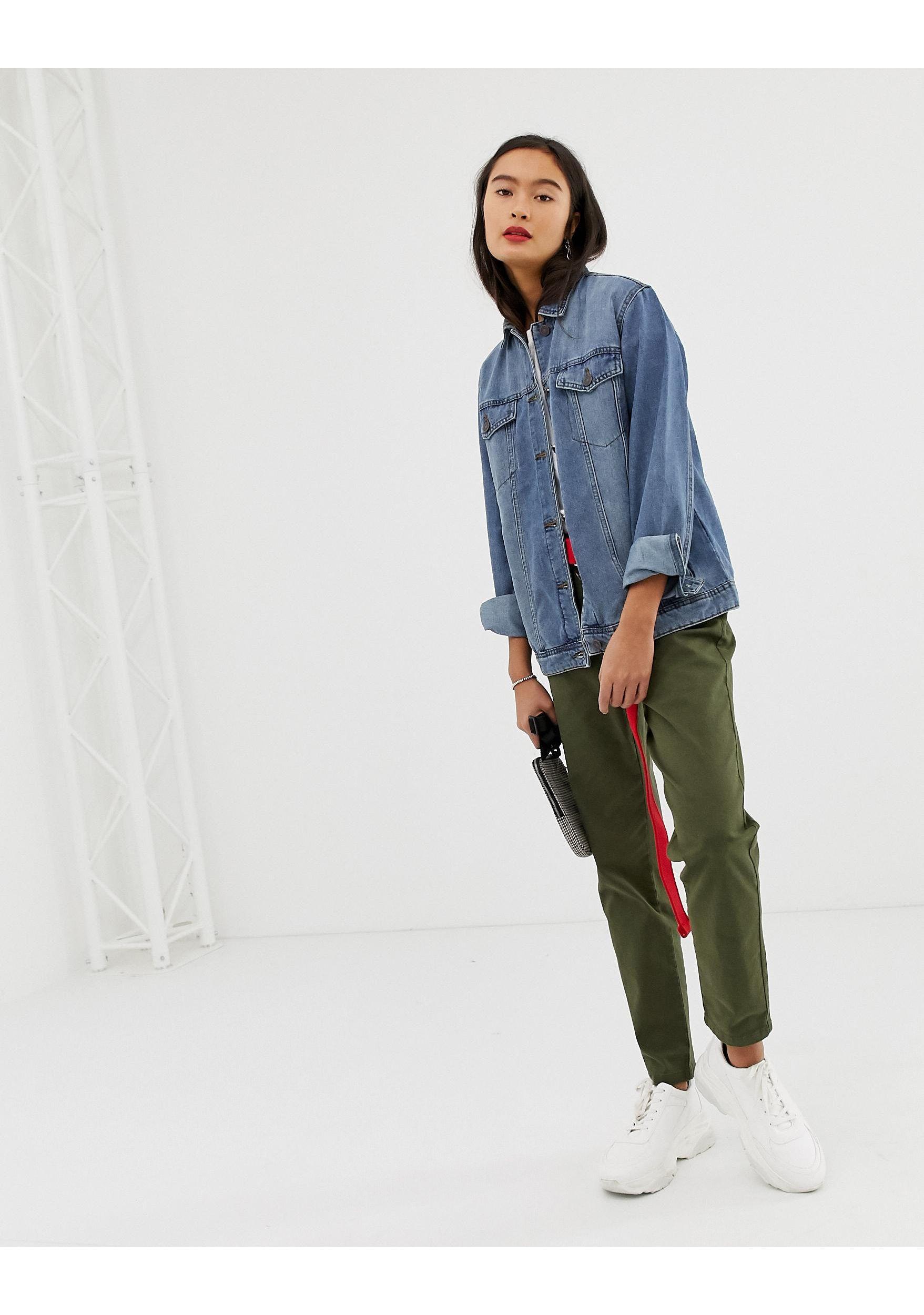 noisy may oversized denim jacket