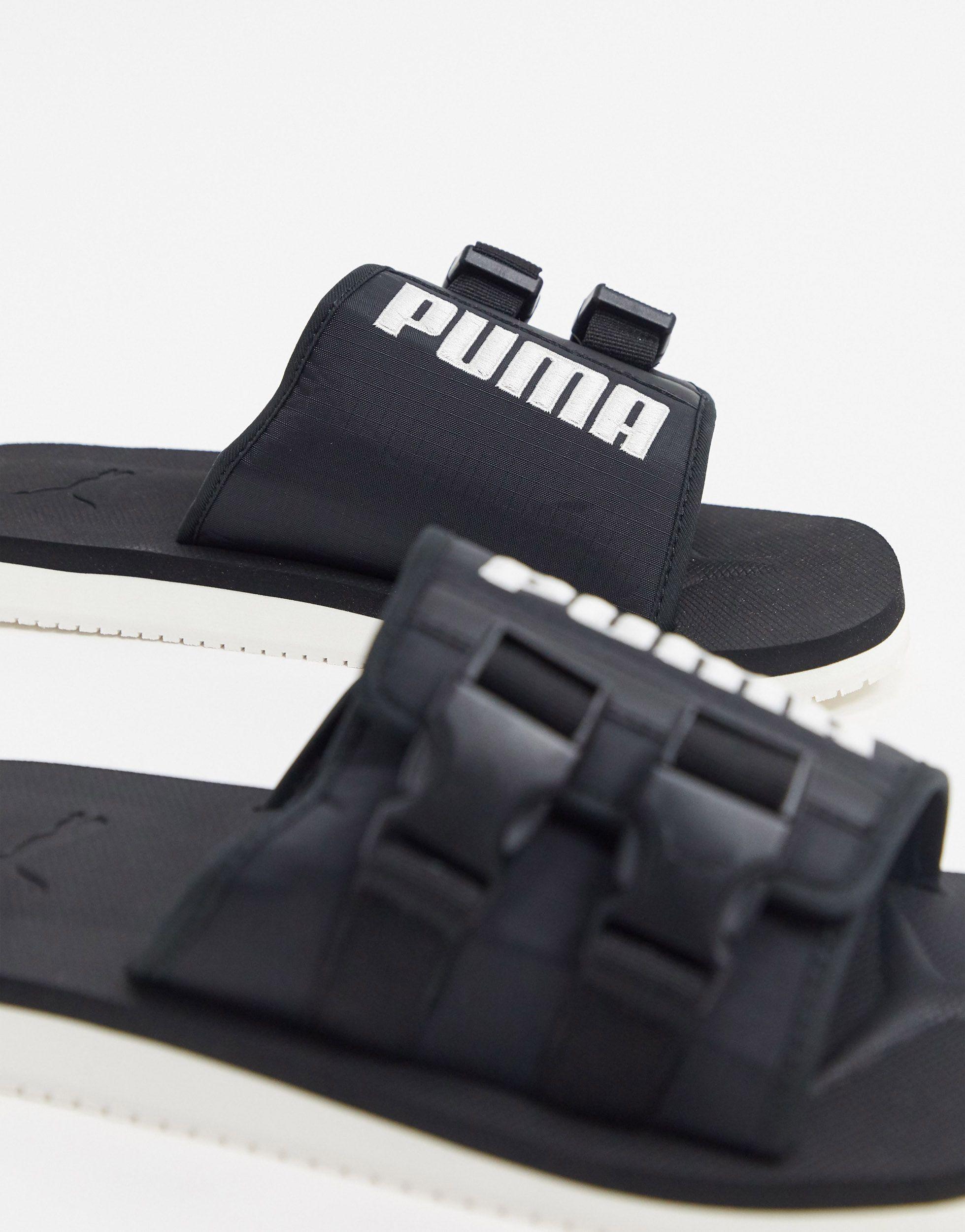 mens puma sliders