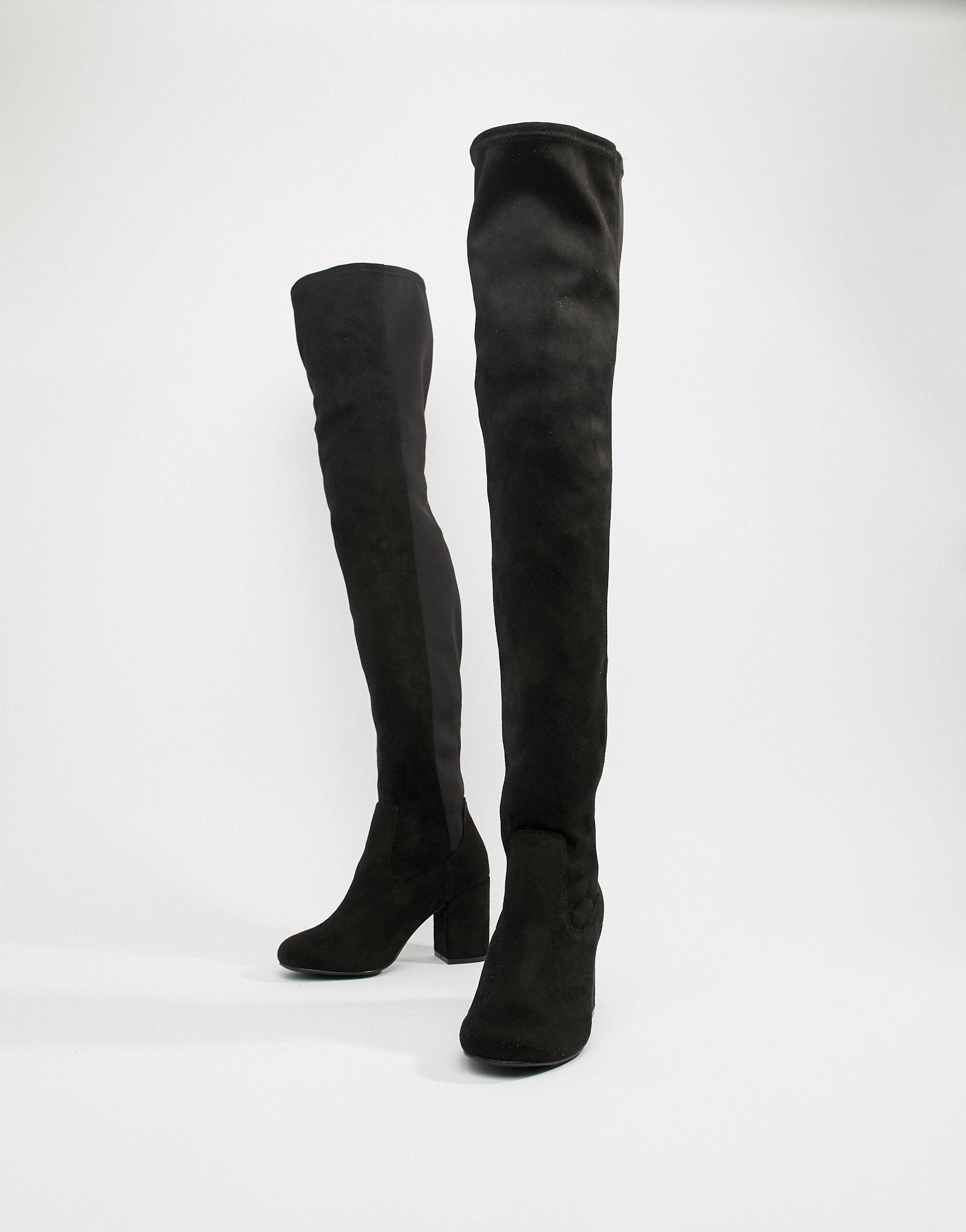 extra wide fit over the knee boots
