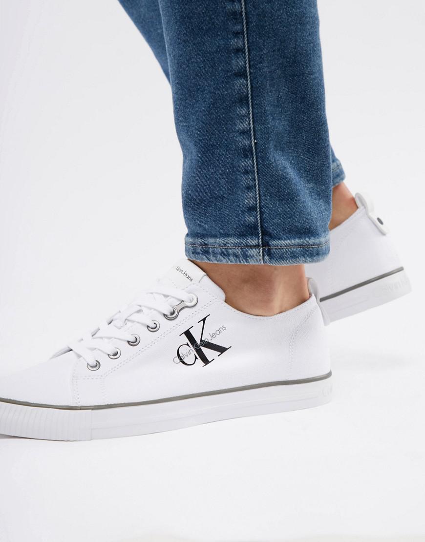 Calvin klein arnold canvas trainers Clearance