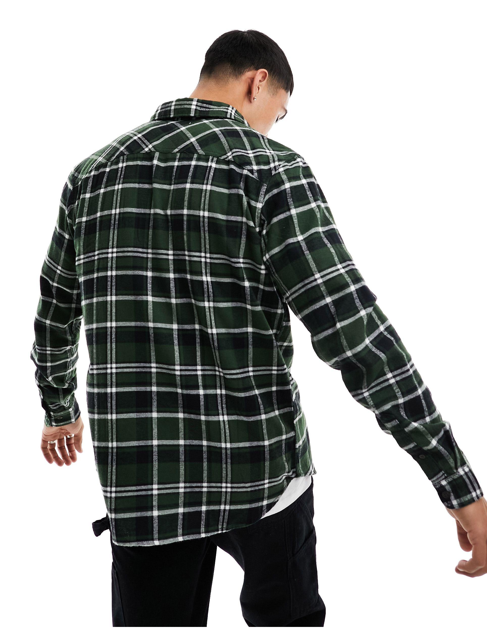 Jack & Jones CAMISA CUADROS HOMBRE JACK & JONES 12235965 Verde