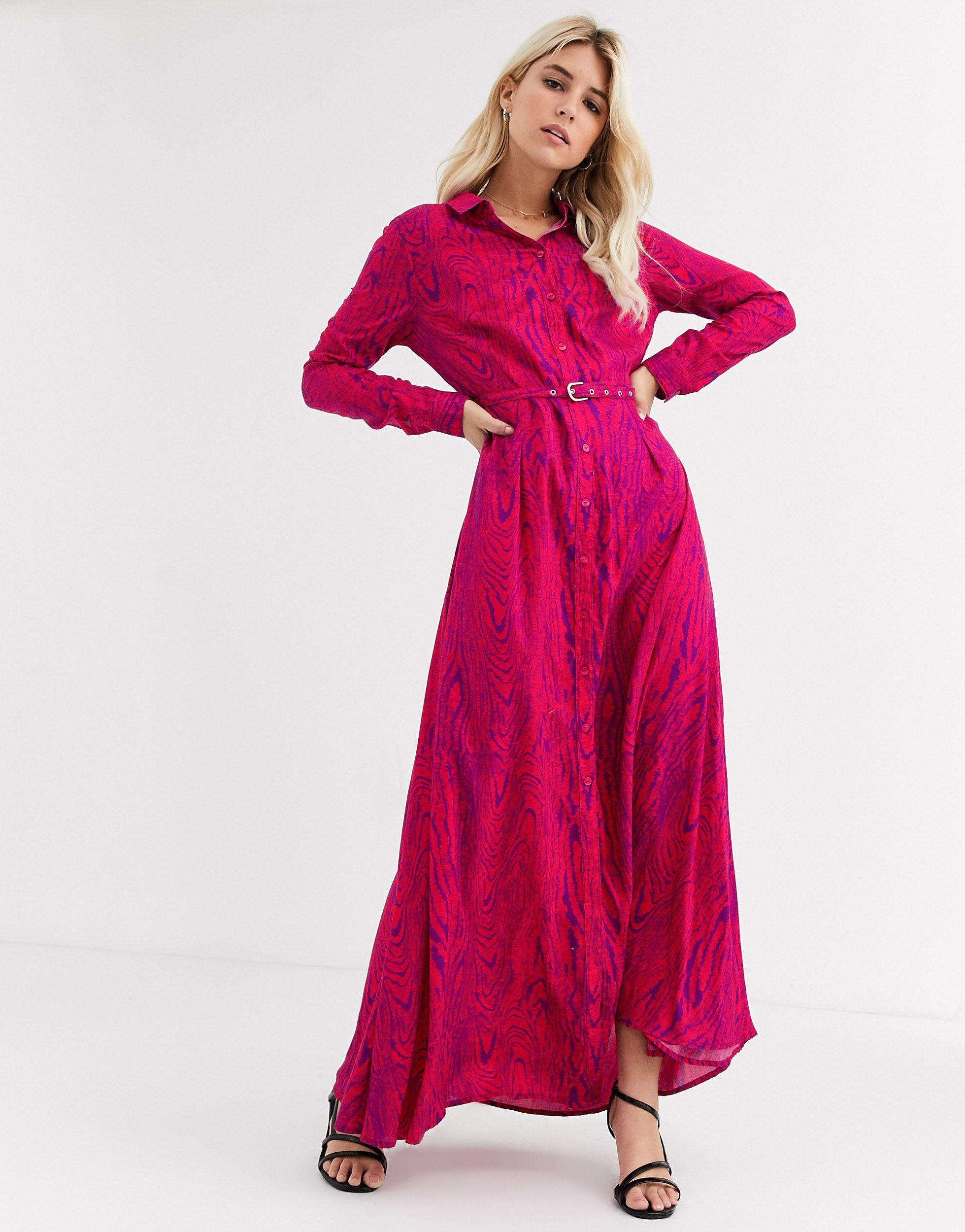 lou red dress