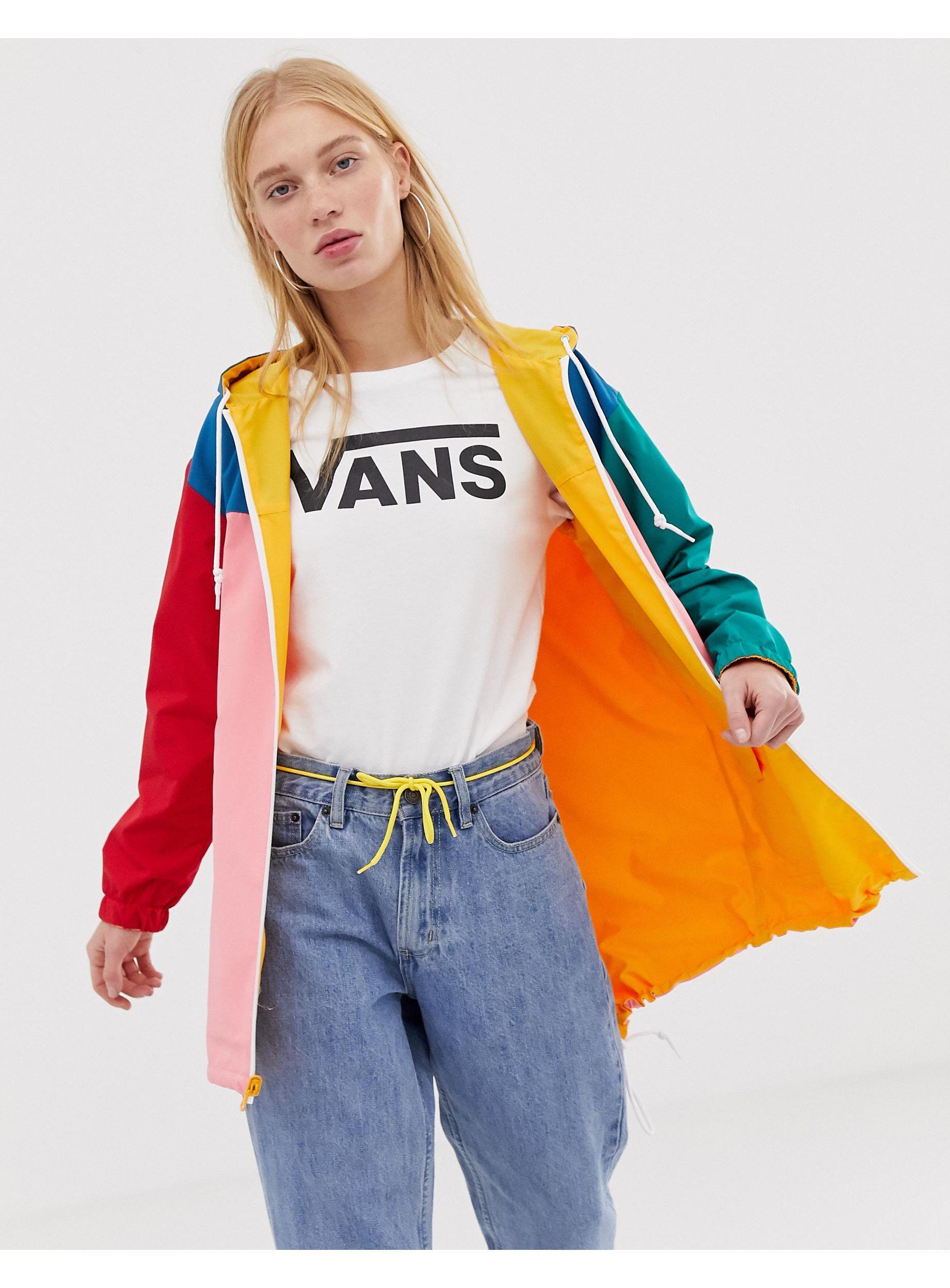 vans rain jacket womens