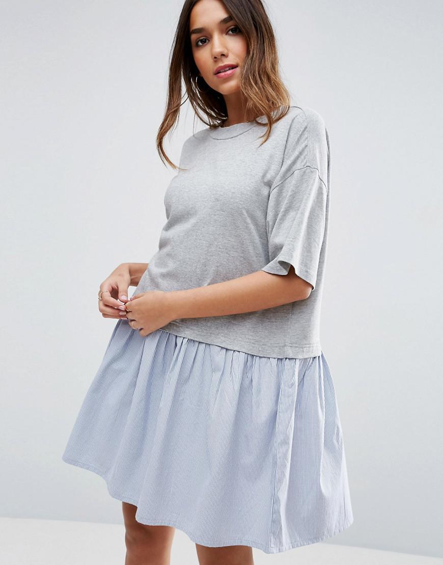 t shirt smock dress