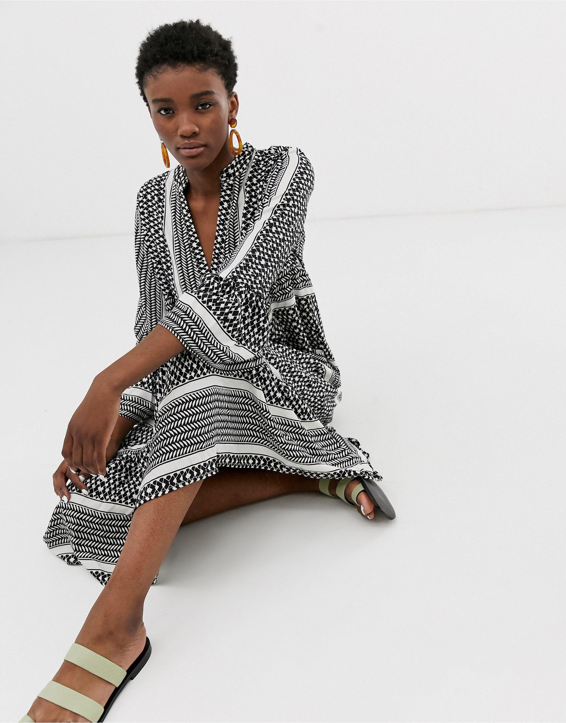 only printed smock dress
