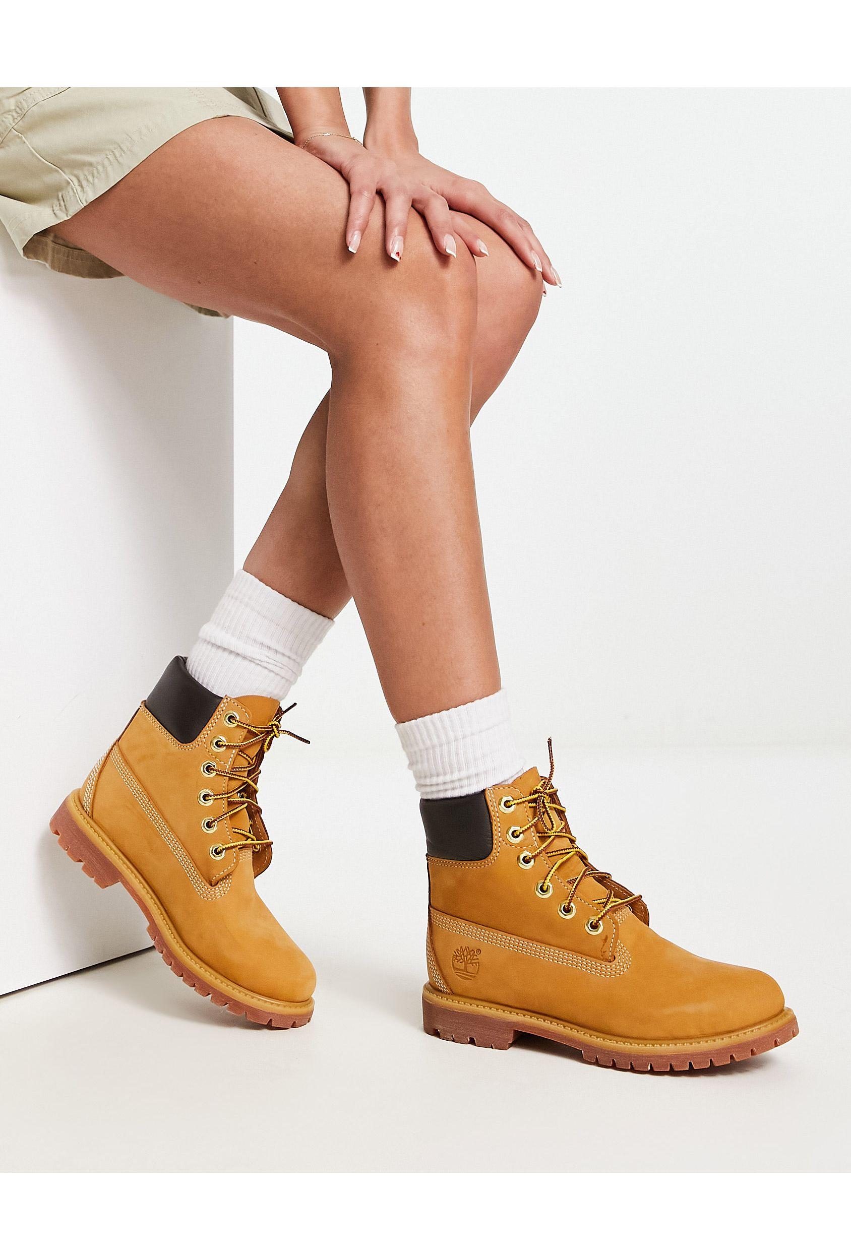 Odysseus Pijnstiller Worden Timberland Premium Laarzen Van 6 Inch in het Oranje | Lyst NL