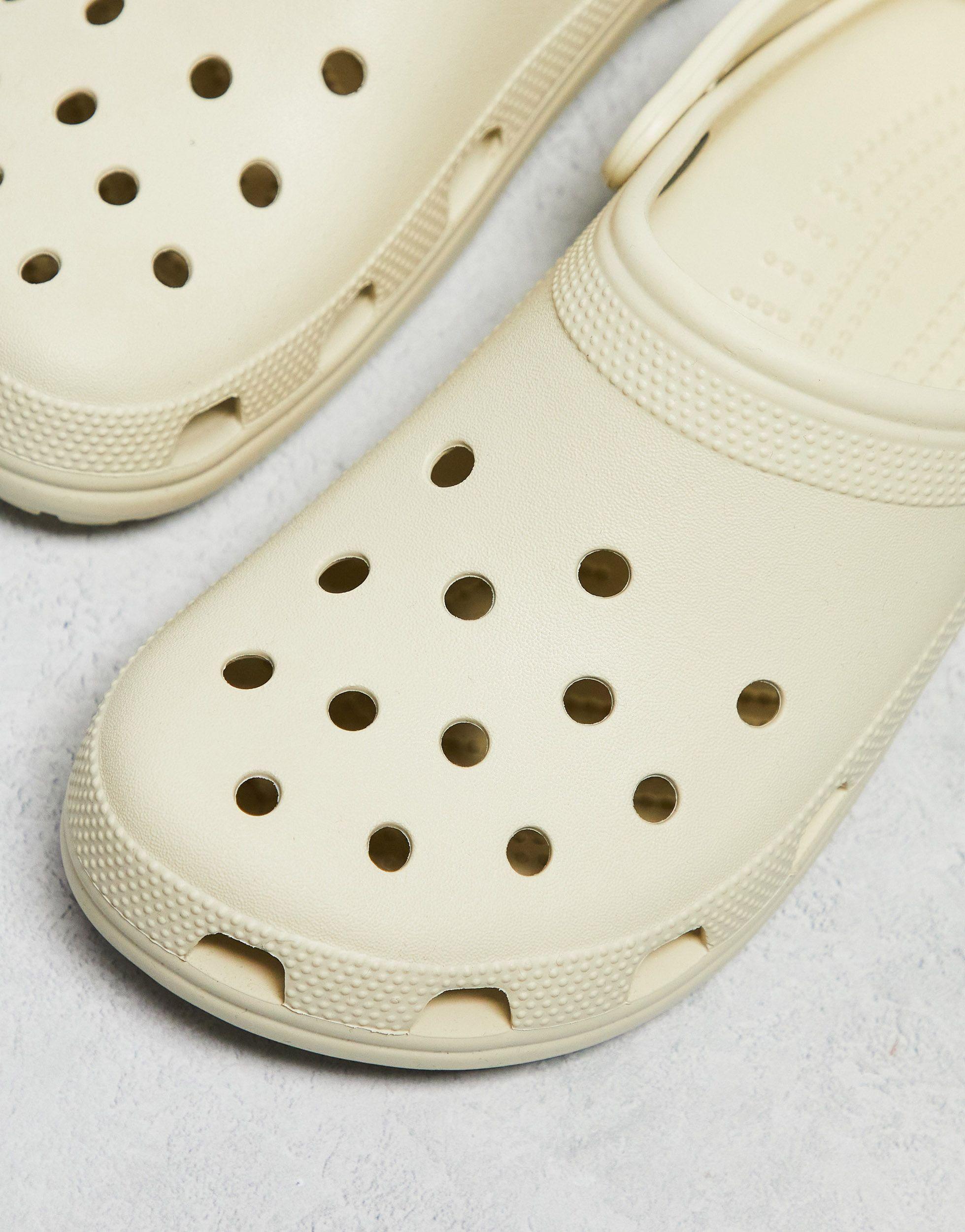 Beige crocs sales